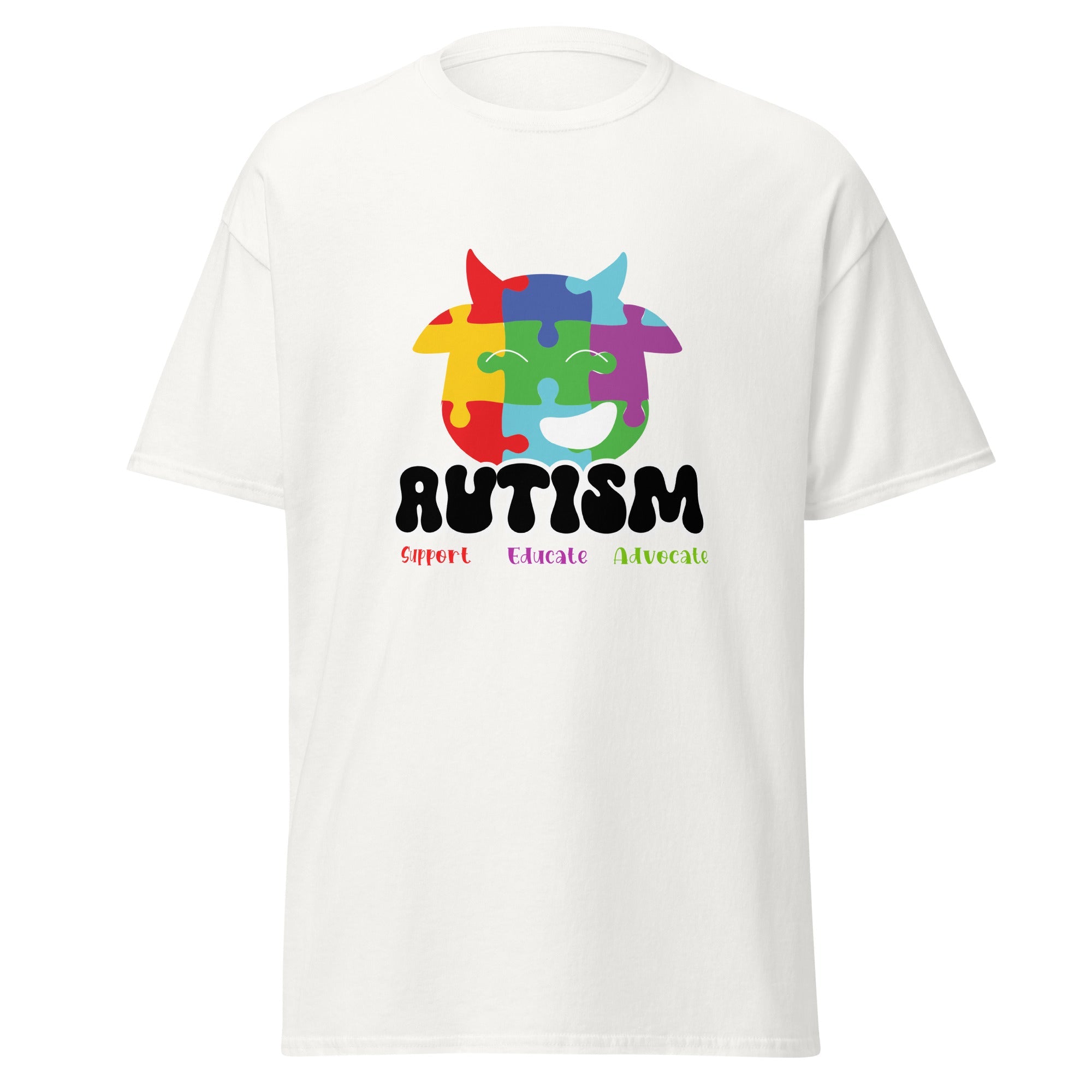 Autism Advocate Mens Custom T Shirt - Kicks Shoelaces