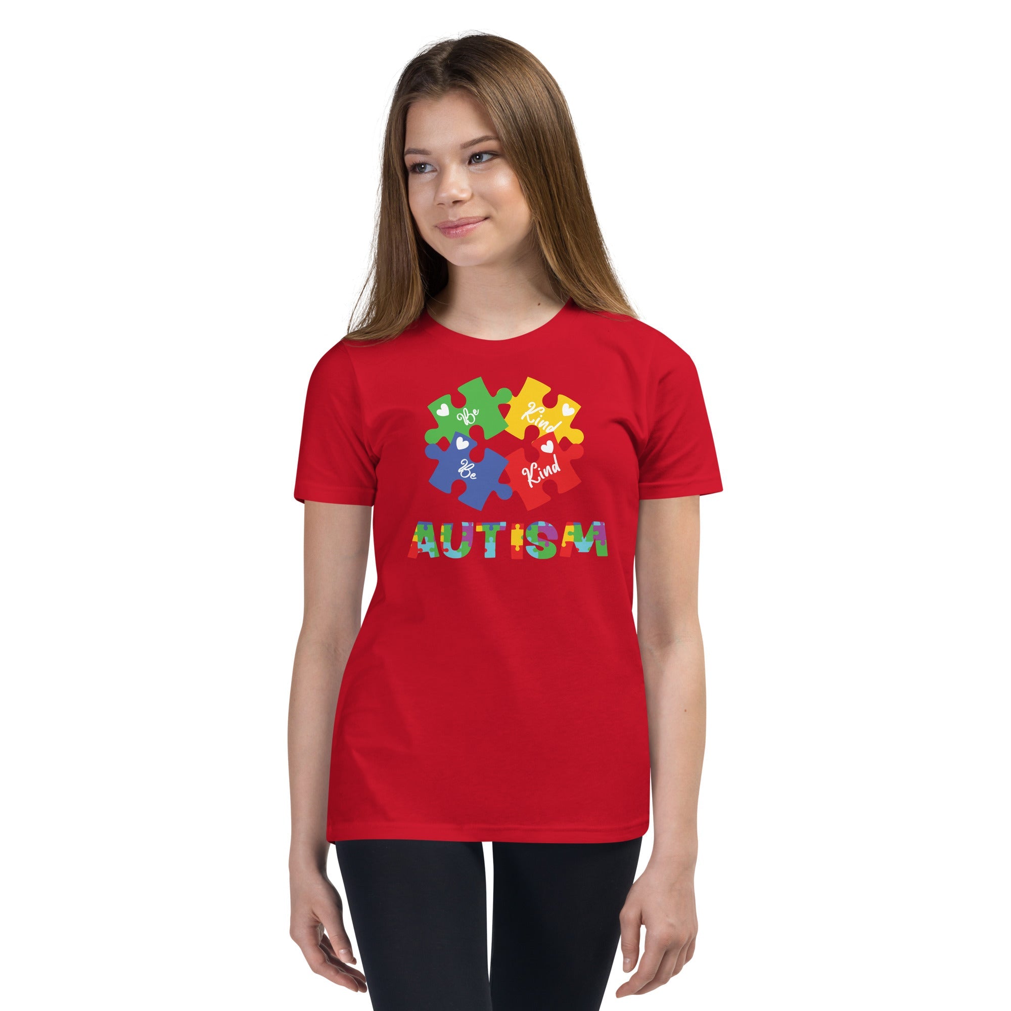 Autism Be Kind Youth Graphic Tees - Kicks Shoelaces