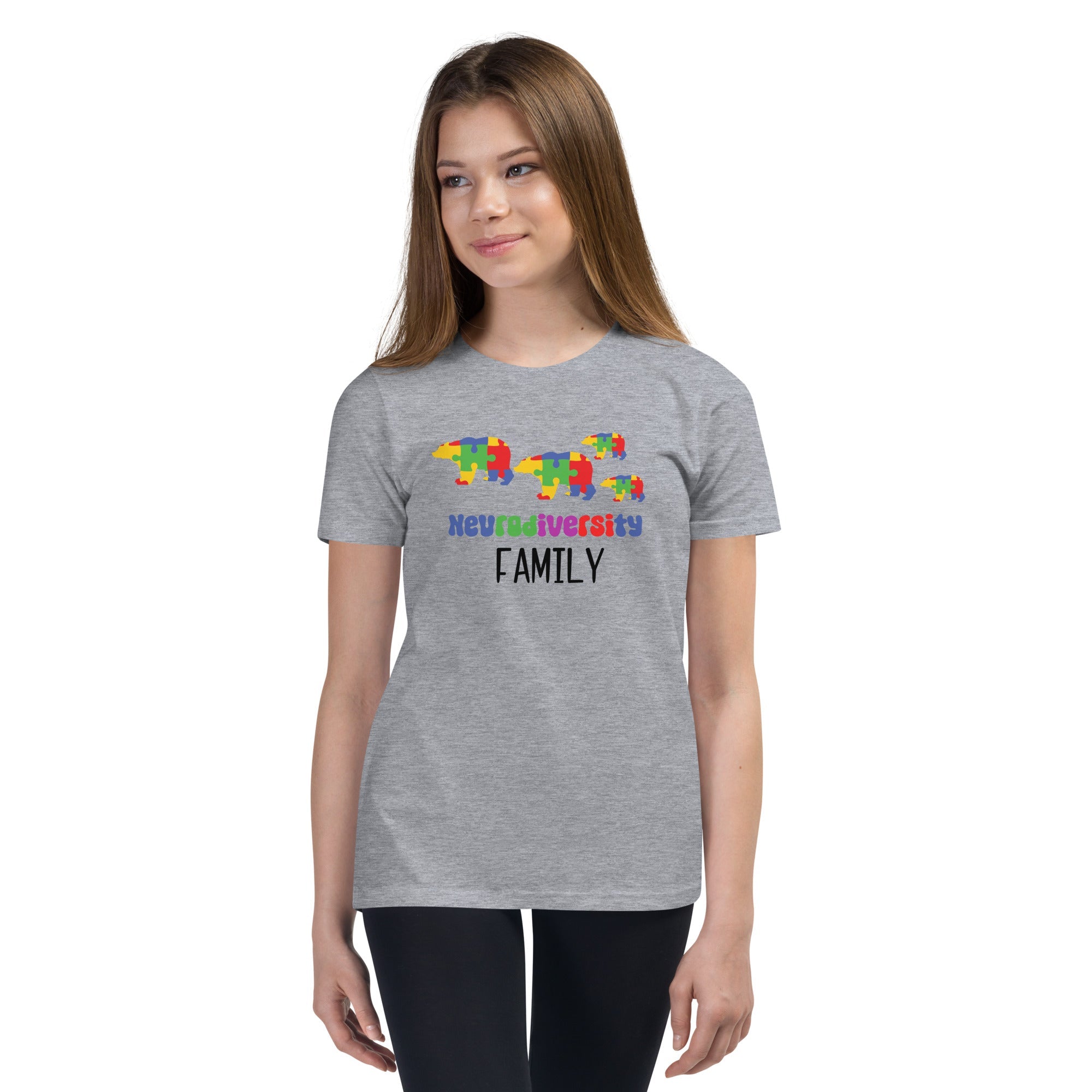 Autism Family Youth Graphic Tees - Kicks Shoelaces