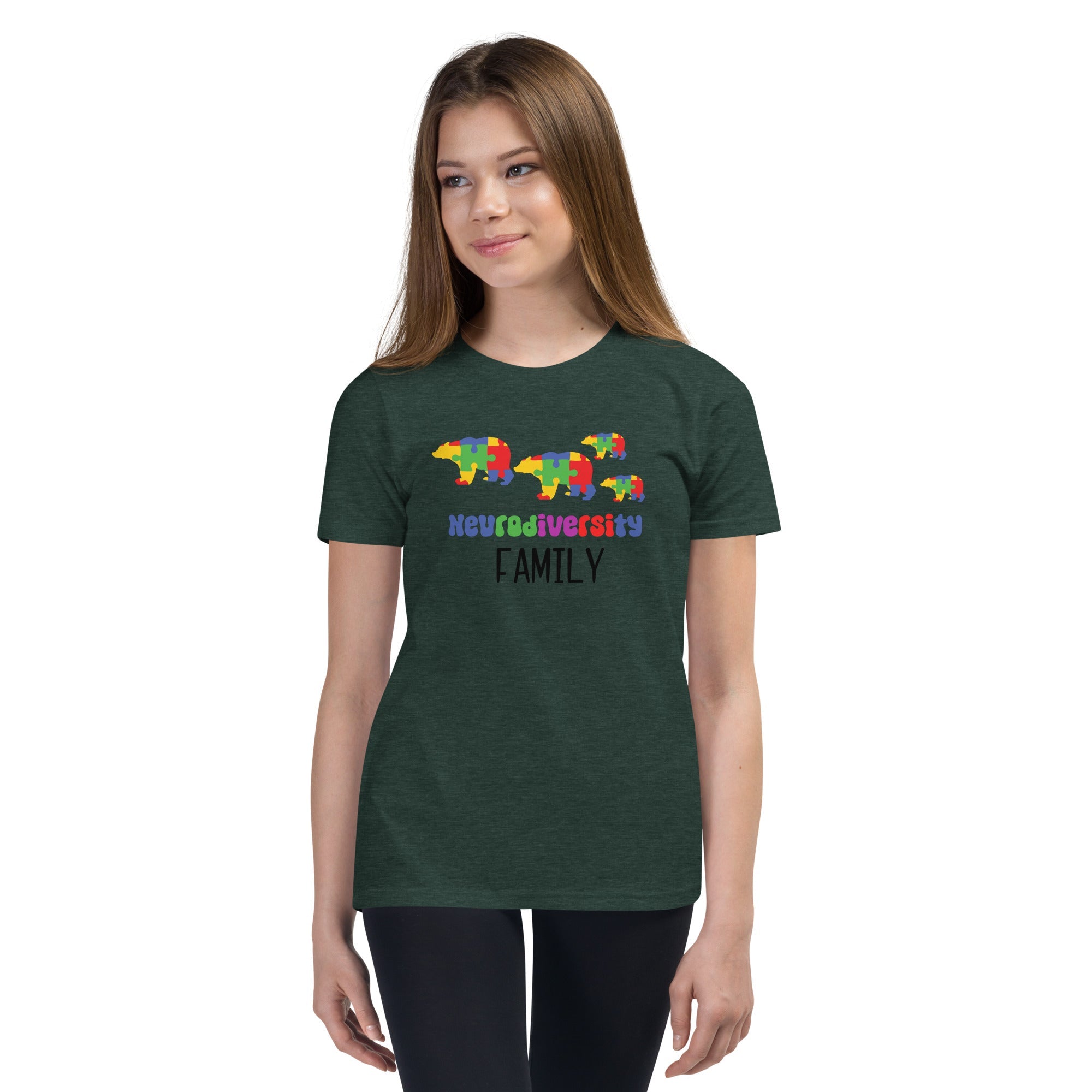 Autism Family Youth Graphic Tees - Kicks Shoelaces