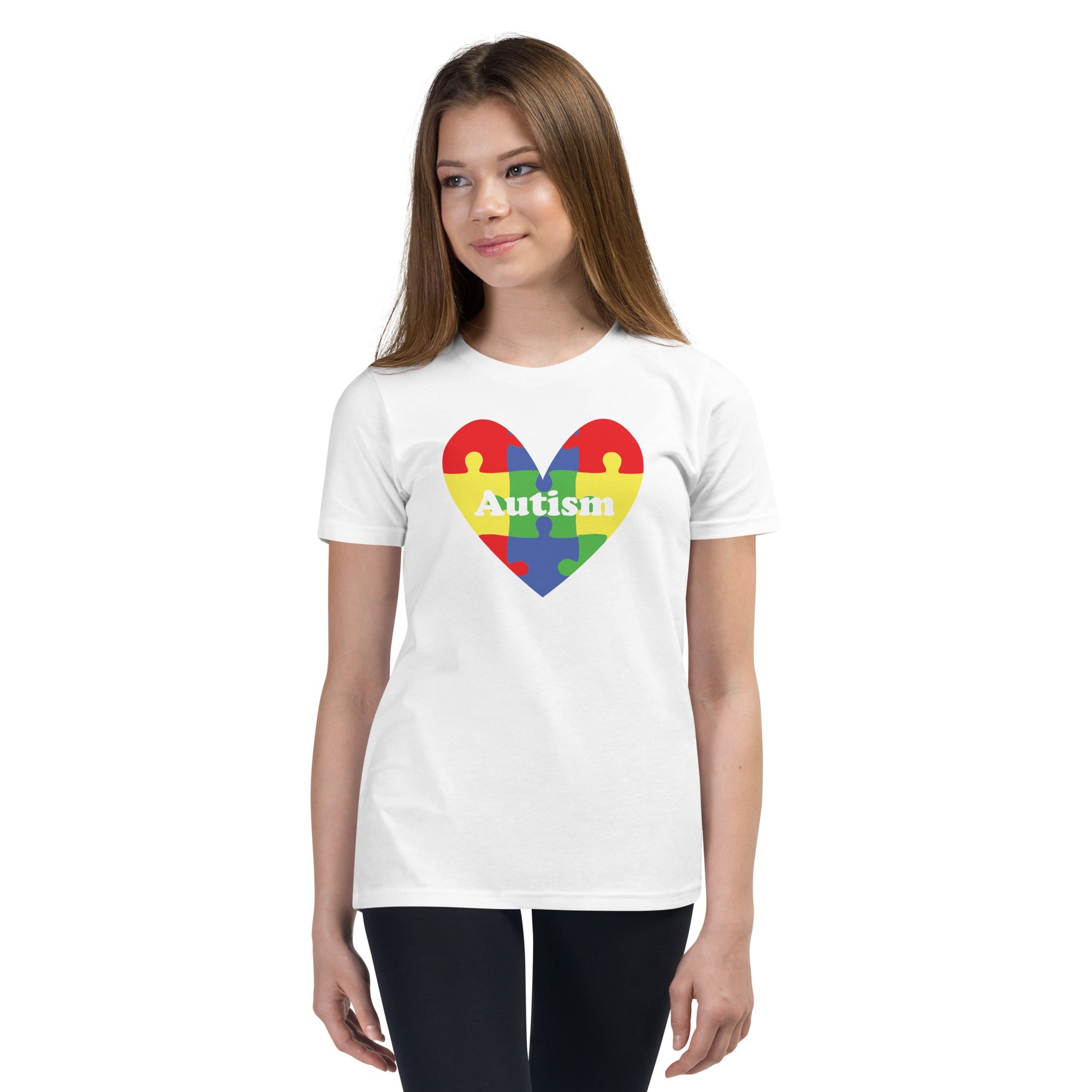 Autism Heart Youth Graphic Tees - Kicks Shoelaces