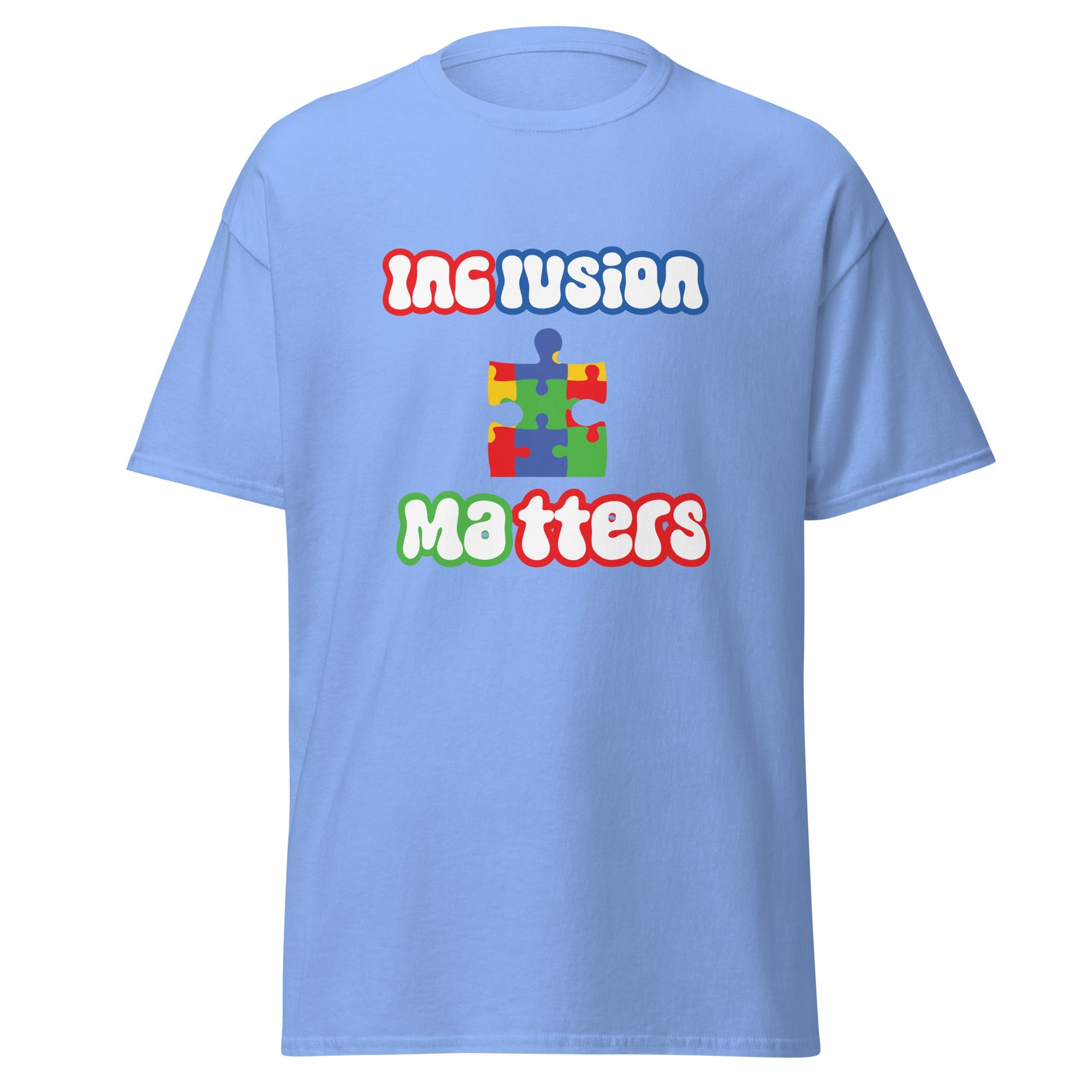 Autism Inclusion Matters Mens Custom T Shirt - Kicks Shoelaces