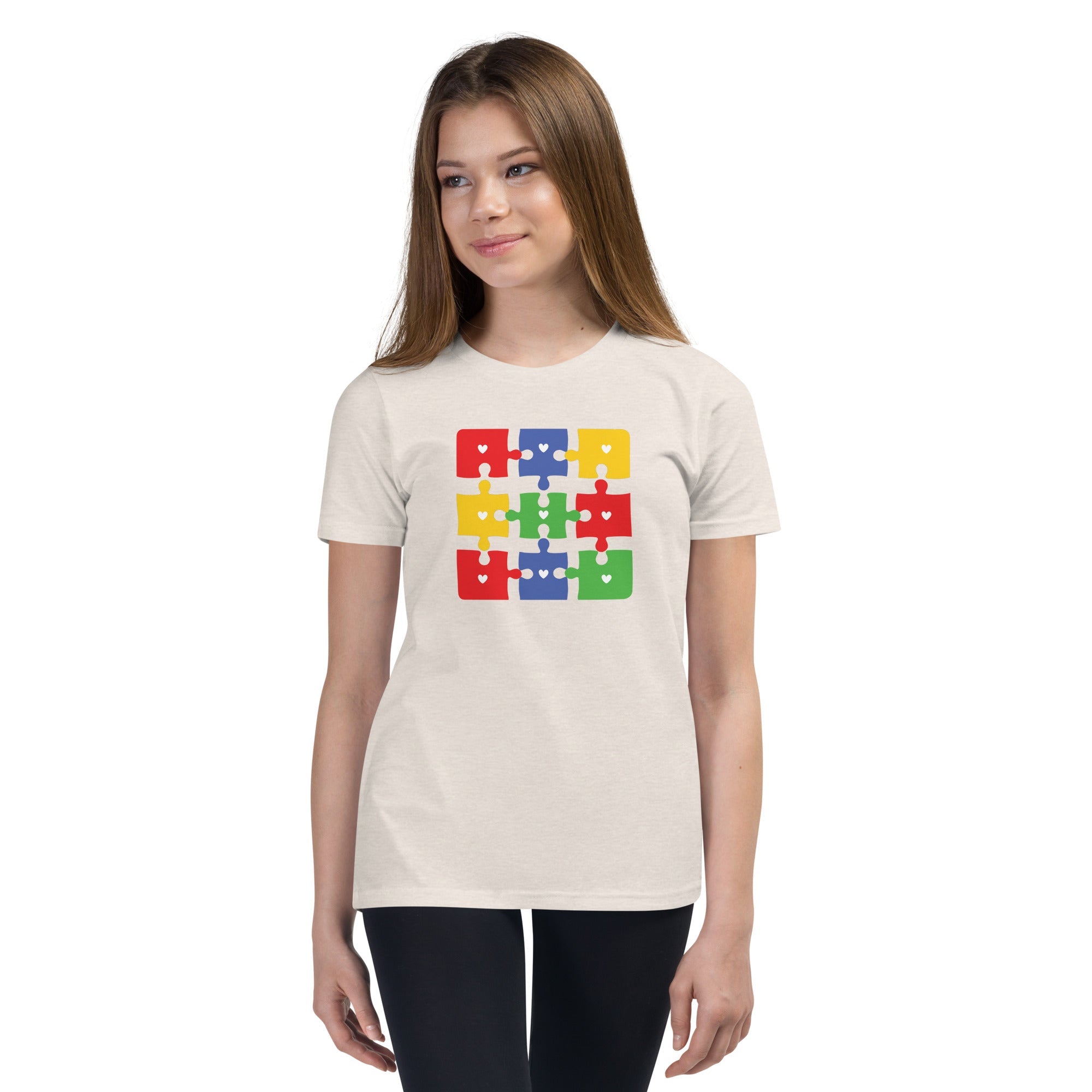 Autism Jigsaw Youth Graphic Tees - Kicks Shoelaces