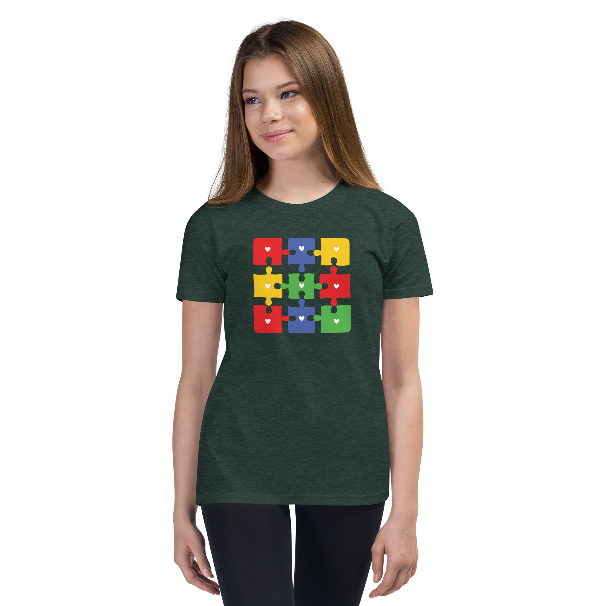 Autism Jigsaw Youth Graphic Tees - Kicks Shoelaces