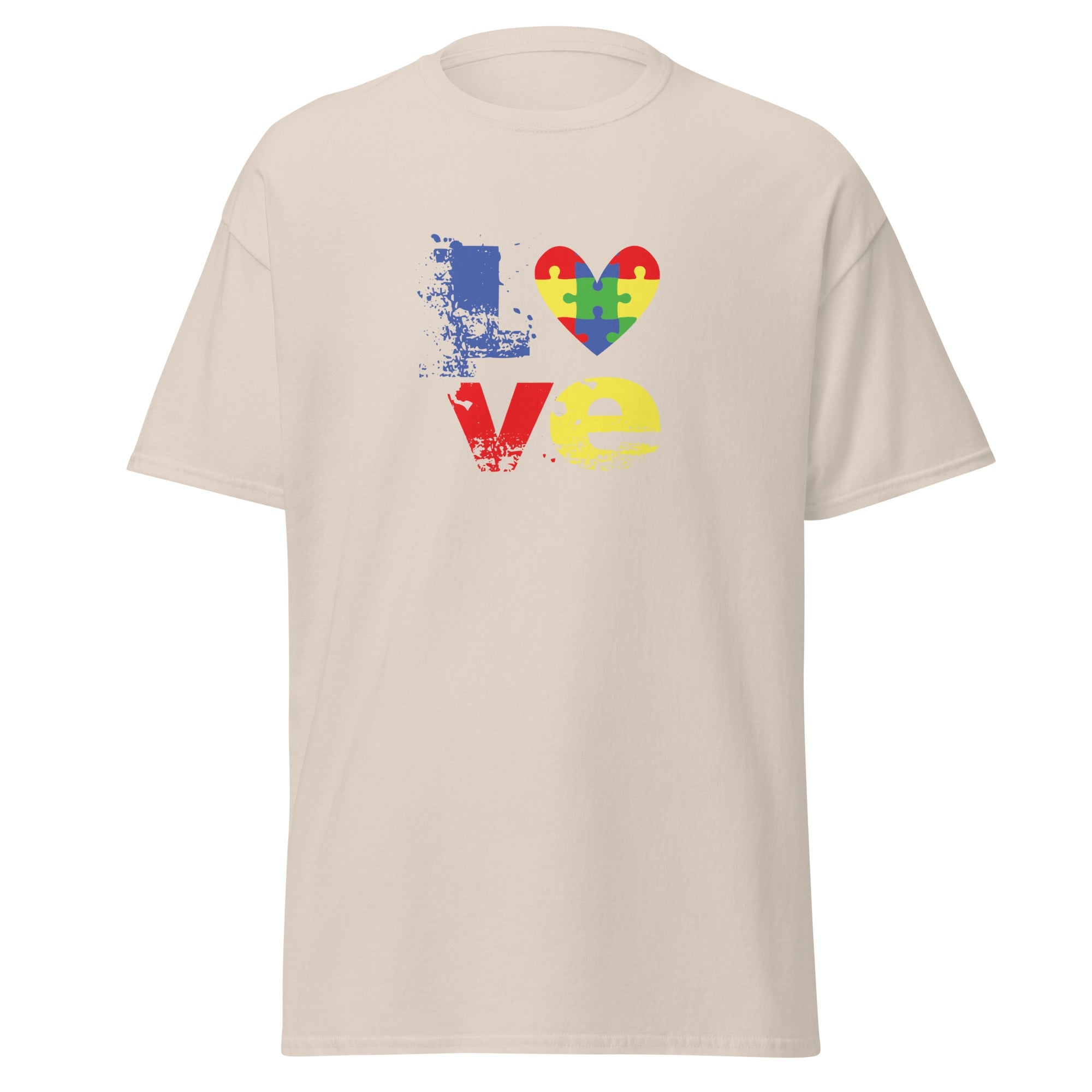 Autism Love Mens Custom T Shirt - Kicks Shoelaces