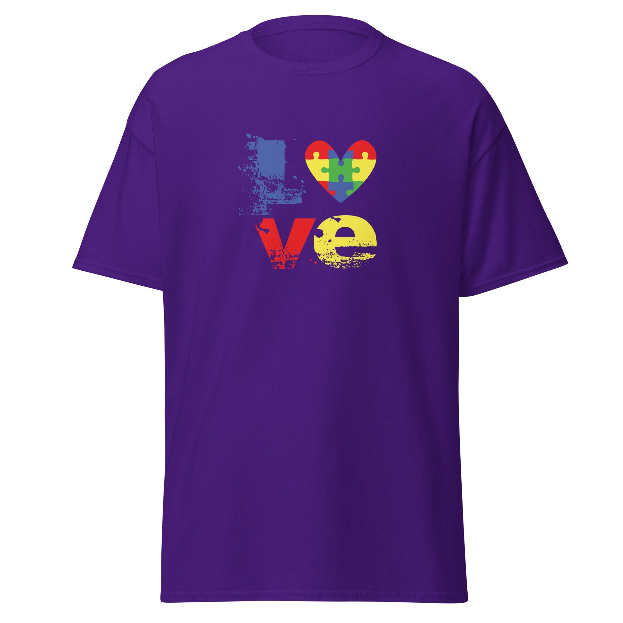 Autism Love Mens Custom T Shirt - Kicks Shoelaces