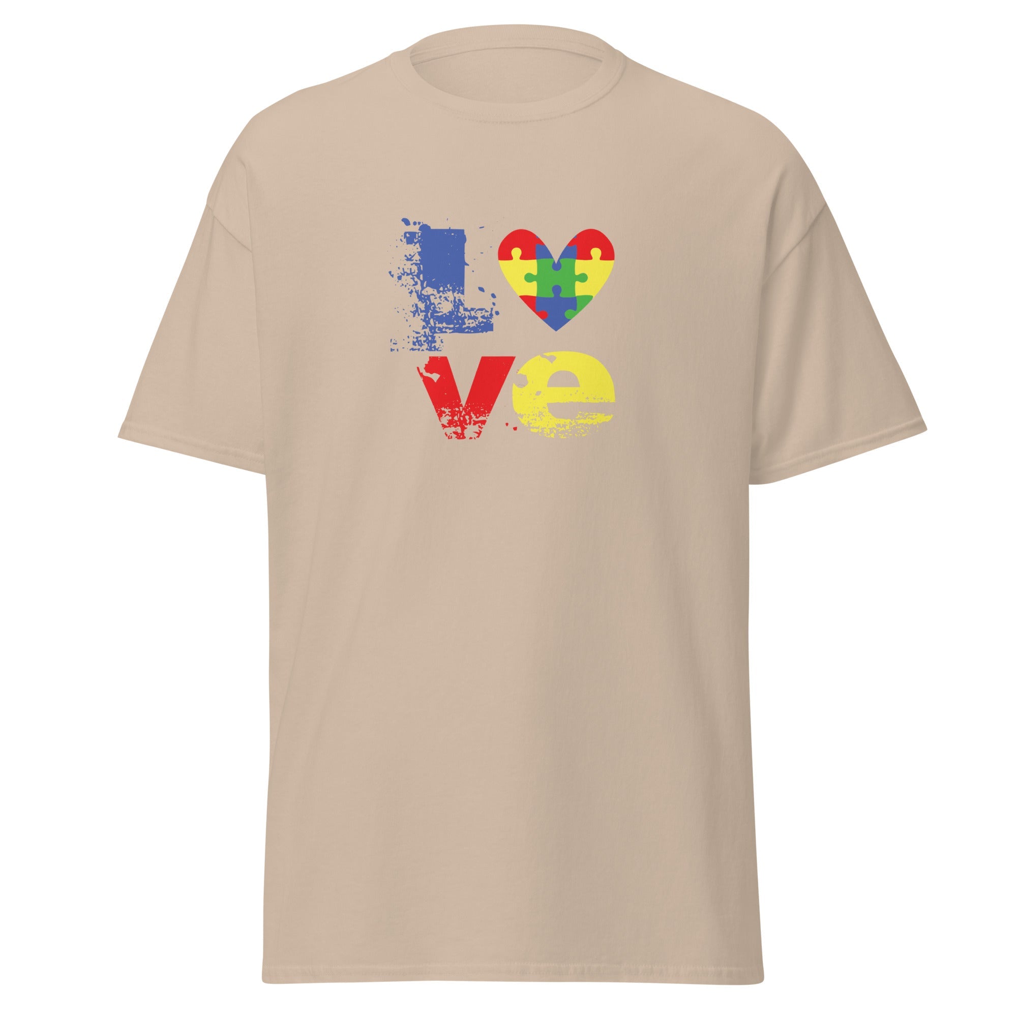 Autism Love Mens Custom T Shirt - Kicks Shoelaces