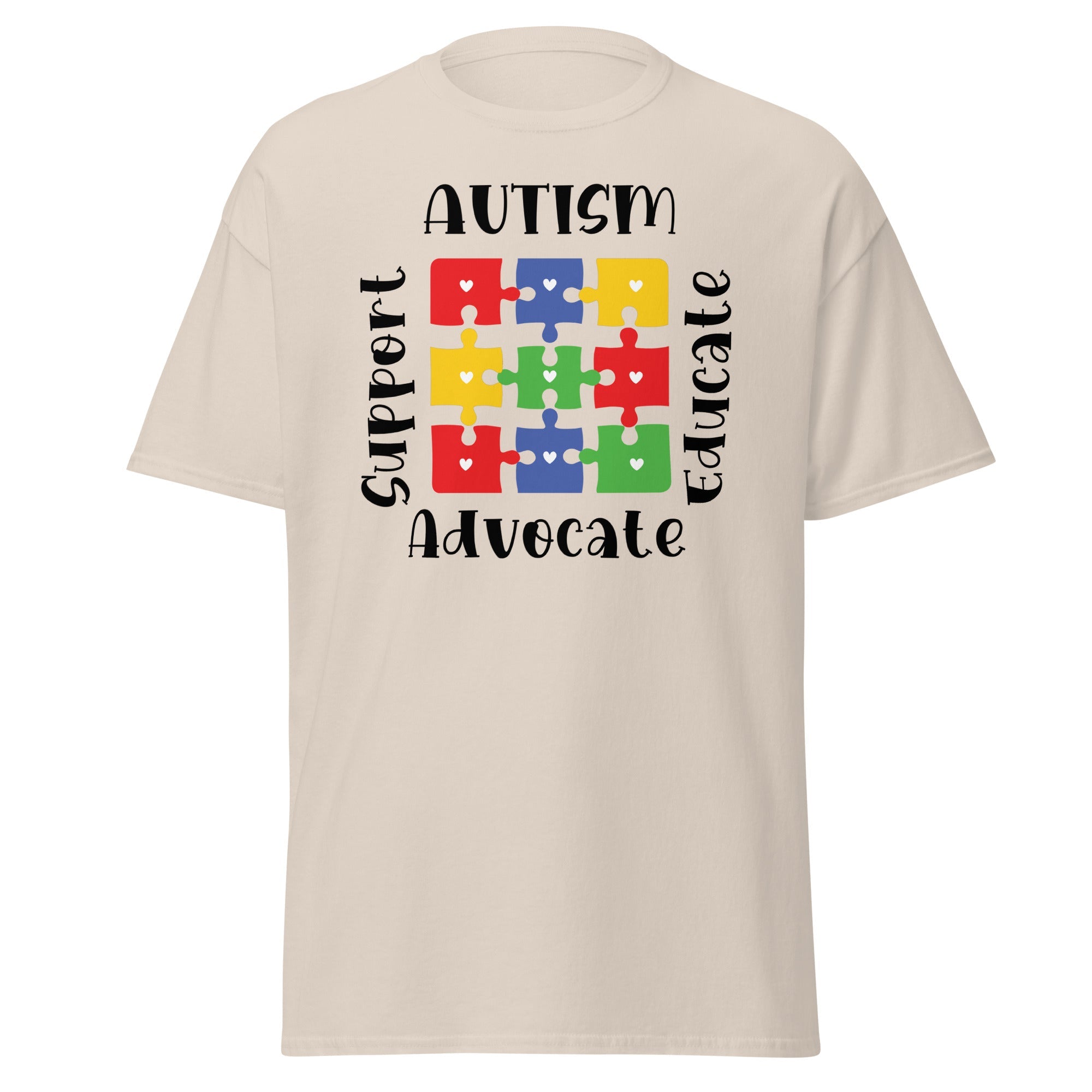 Autism Support Mens Custom T Shirt - Kicks Shoelaces