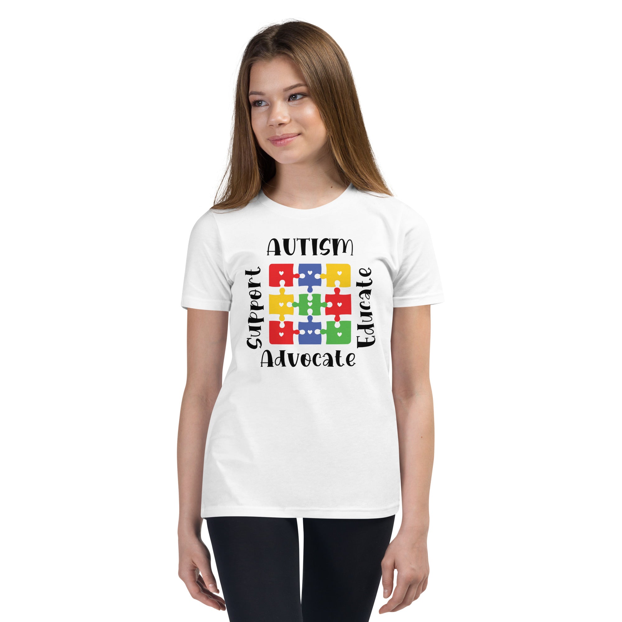 Autism Support Youth Graphic Tees - Kicks Shoelaces