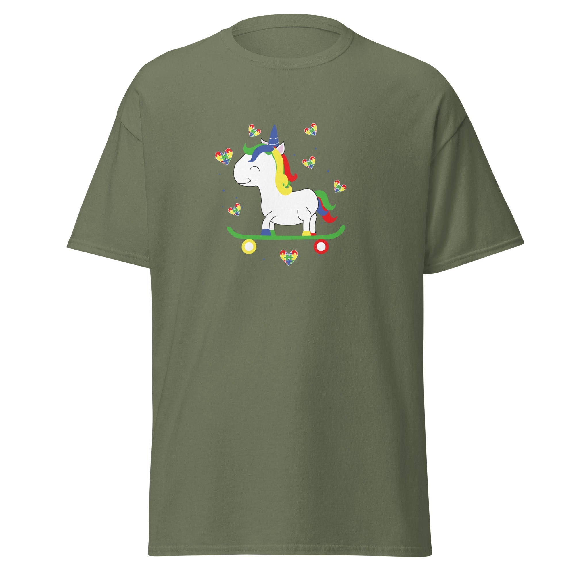 Autism Unicorn Mens Custom T Shirt - Kicks Shoelaces