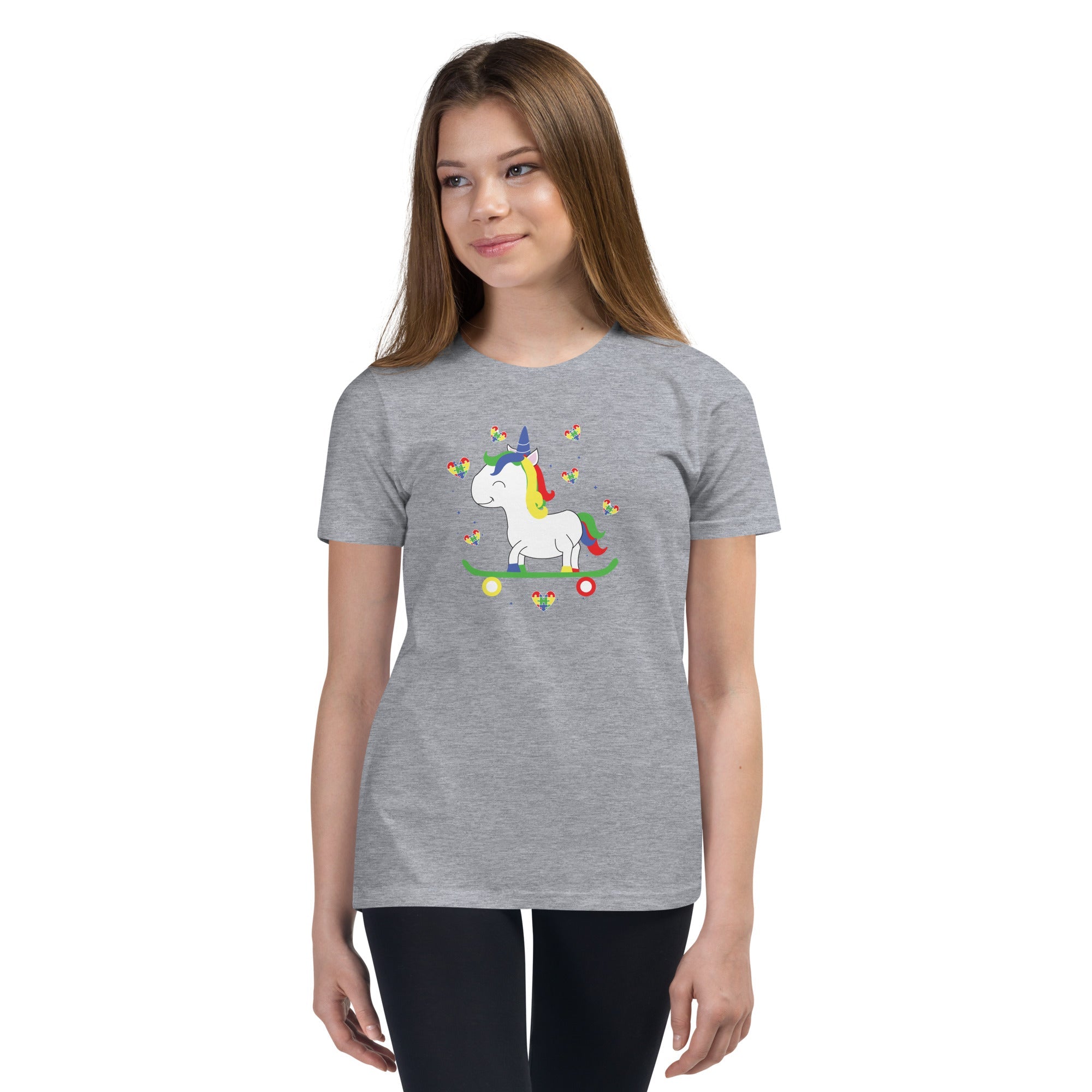 Autism Unicorn Youth Graphic Tees - Kicks Shoelaces