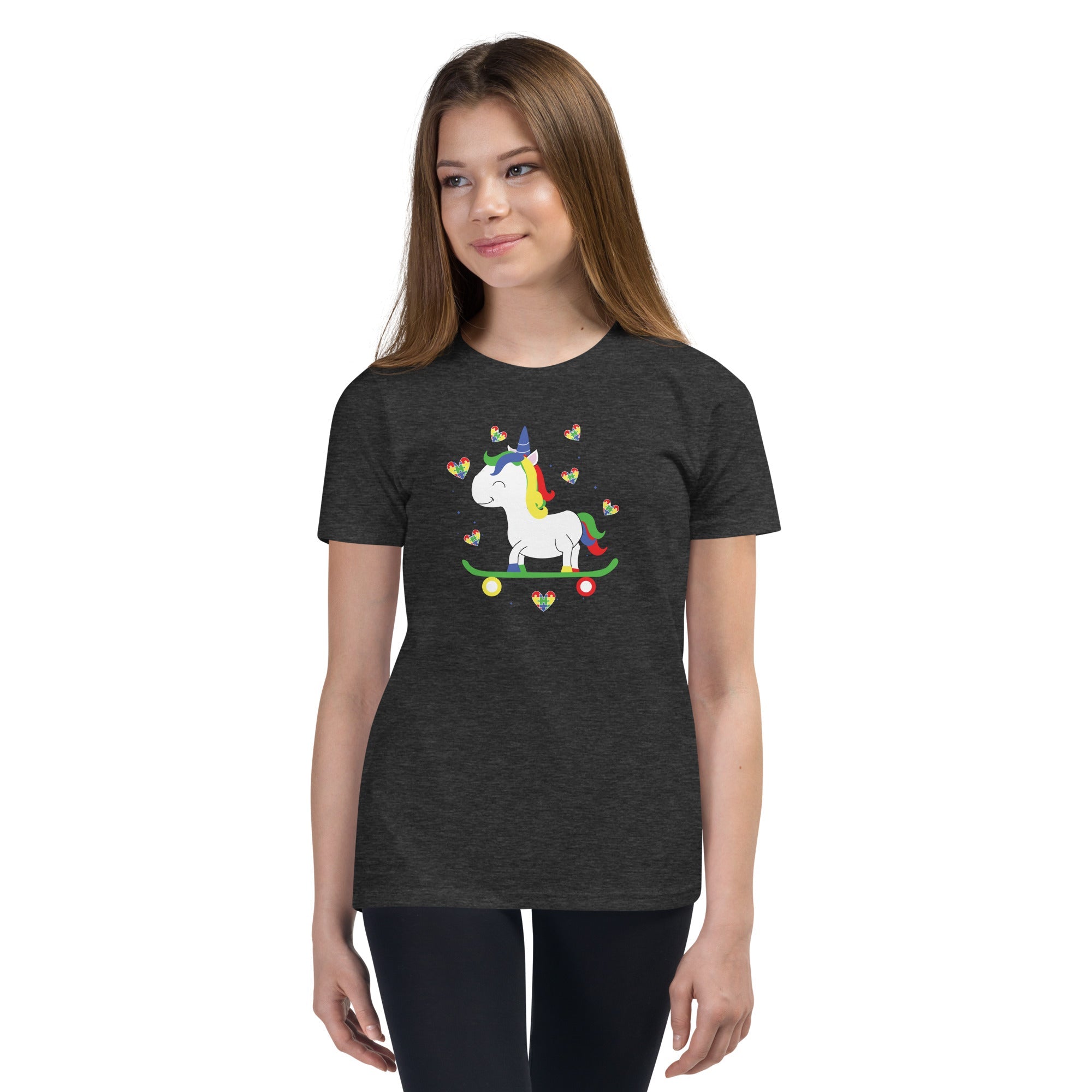 Autism Unicorn Youth Graphic Tees - Kicks Shoelaces