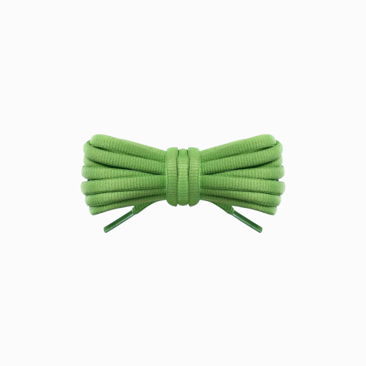 Avocado green Asics Gel Contend 9 replacement laces, oval laces by Kicks Shoelaces.