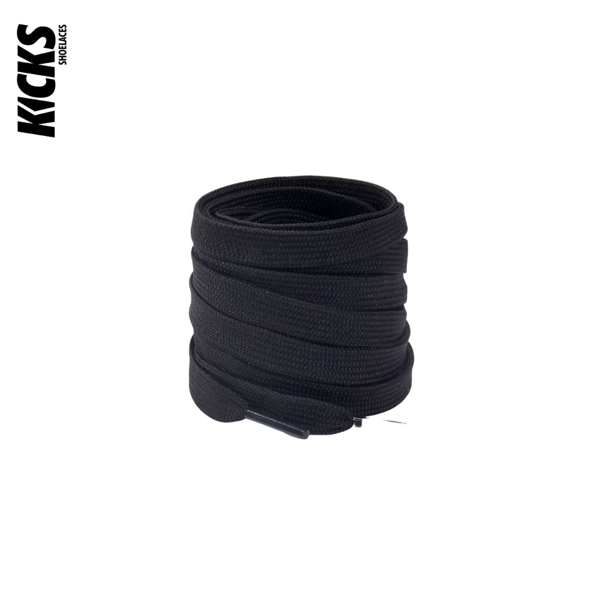 Black Nike Dunks Shoelace Replacements - Kicks Shoelaces