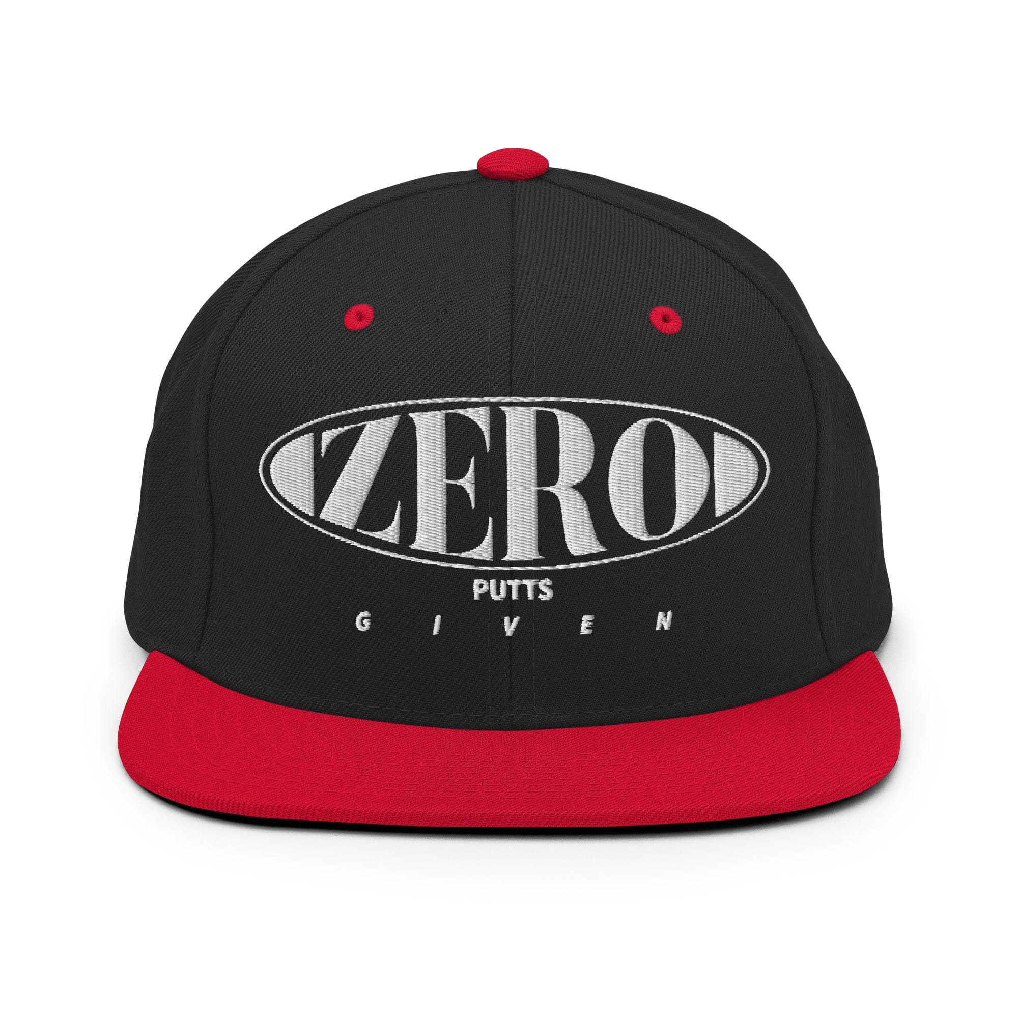 Zero Putts Given Golf Snapback Hat