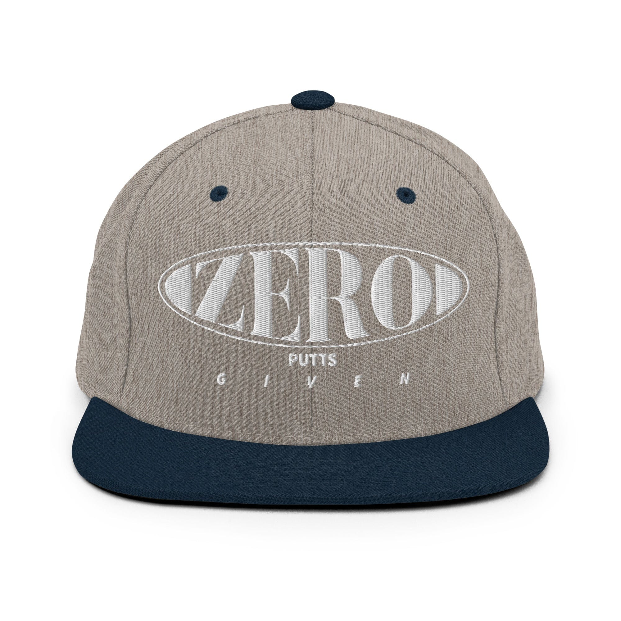 Zero Putts Given Golf Snapback Hat