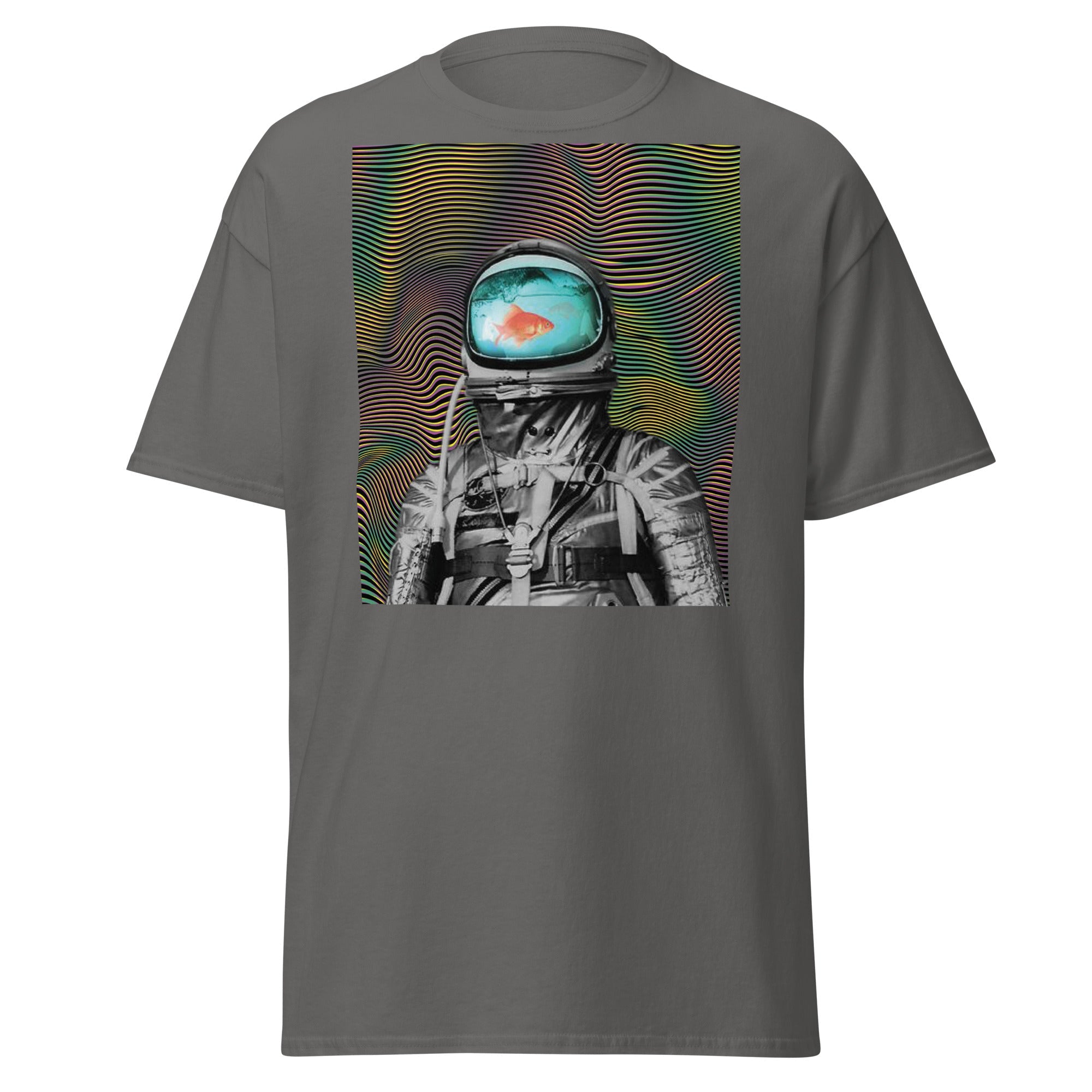 Cosmic Fishbowl Mens Graphic Space Tee - Kicks Shoelaces