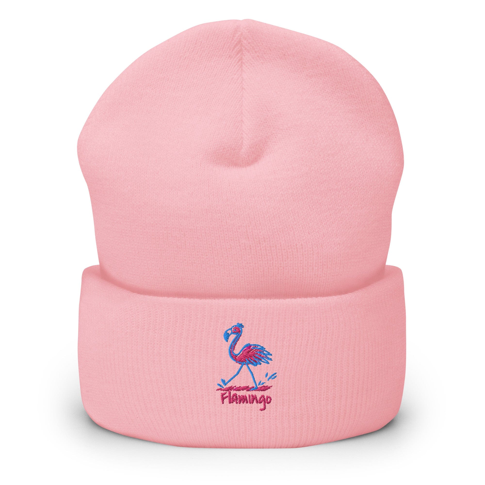 Flamingo Cuffed Beanie