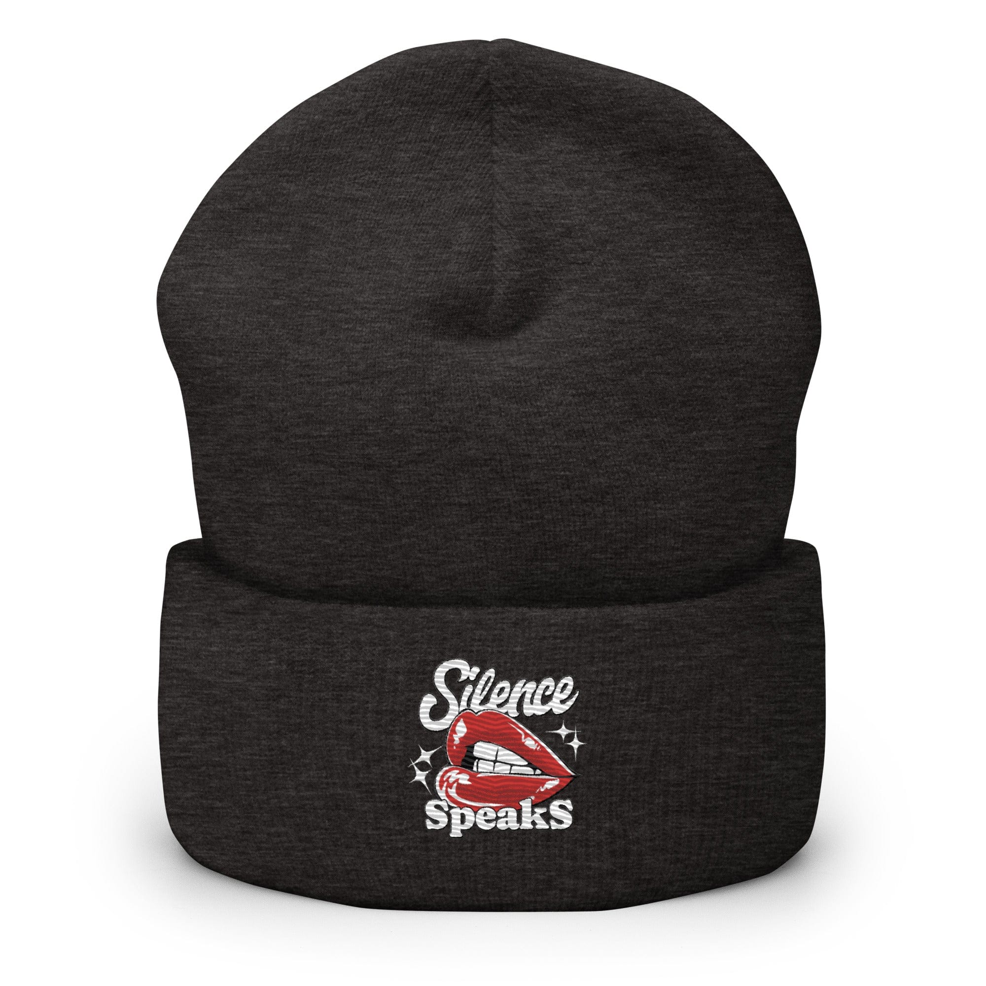 Silence Speaks Cuffed Beanie