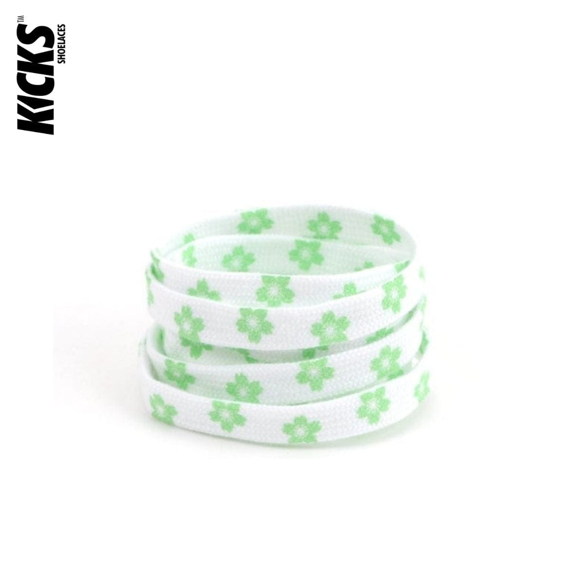 Daisy Print Shoelaces - Kicks Shoelaces