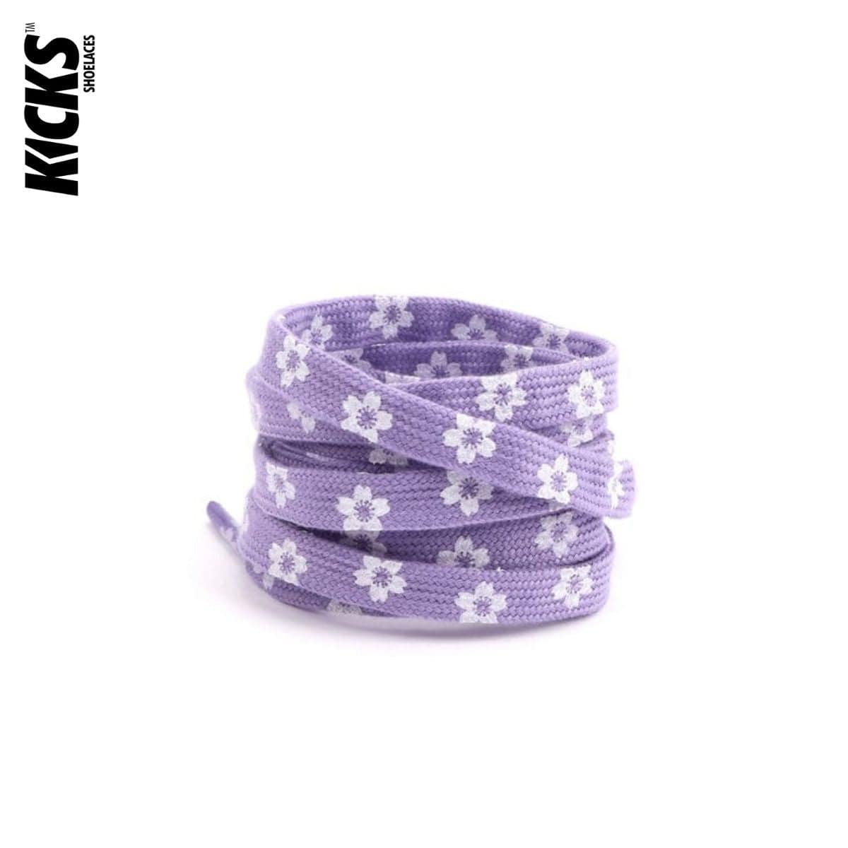 Daisy Print Shoelaces - Kicks Shoelaces