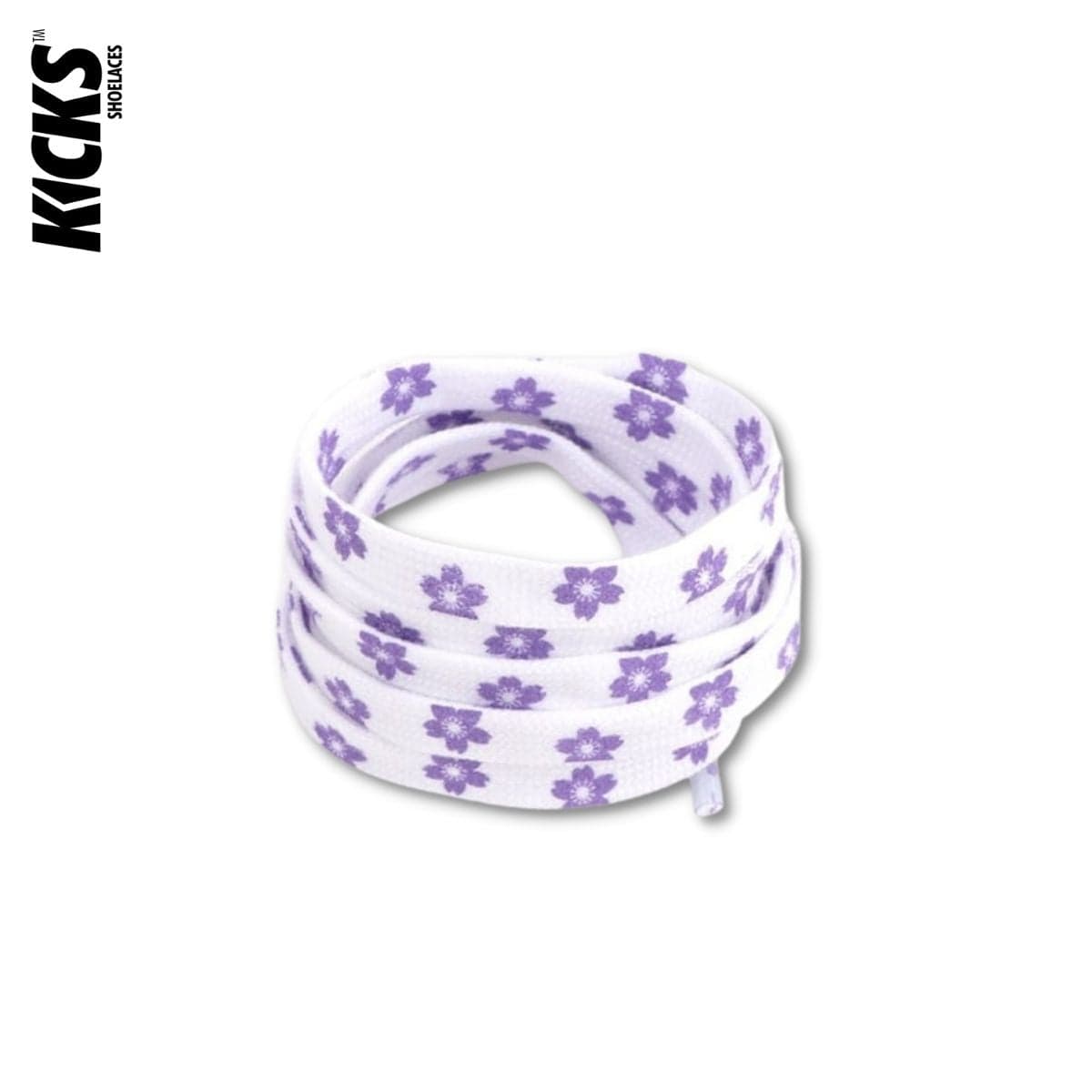 Daisy Print Shoelaces - Kicks Shoelaces