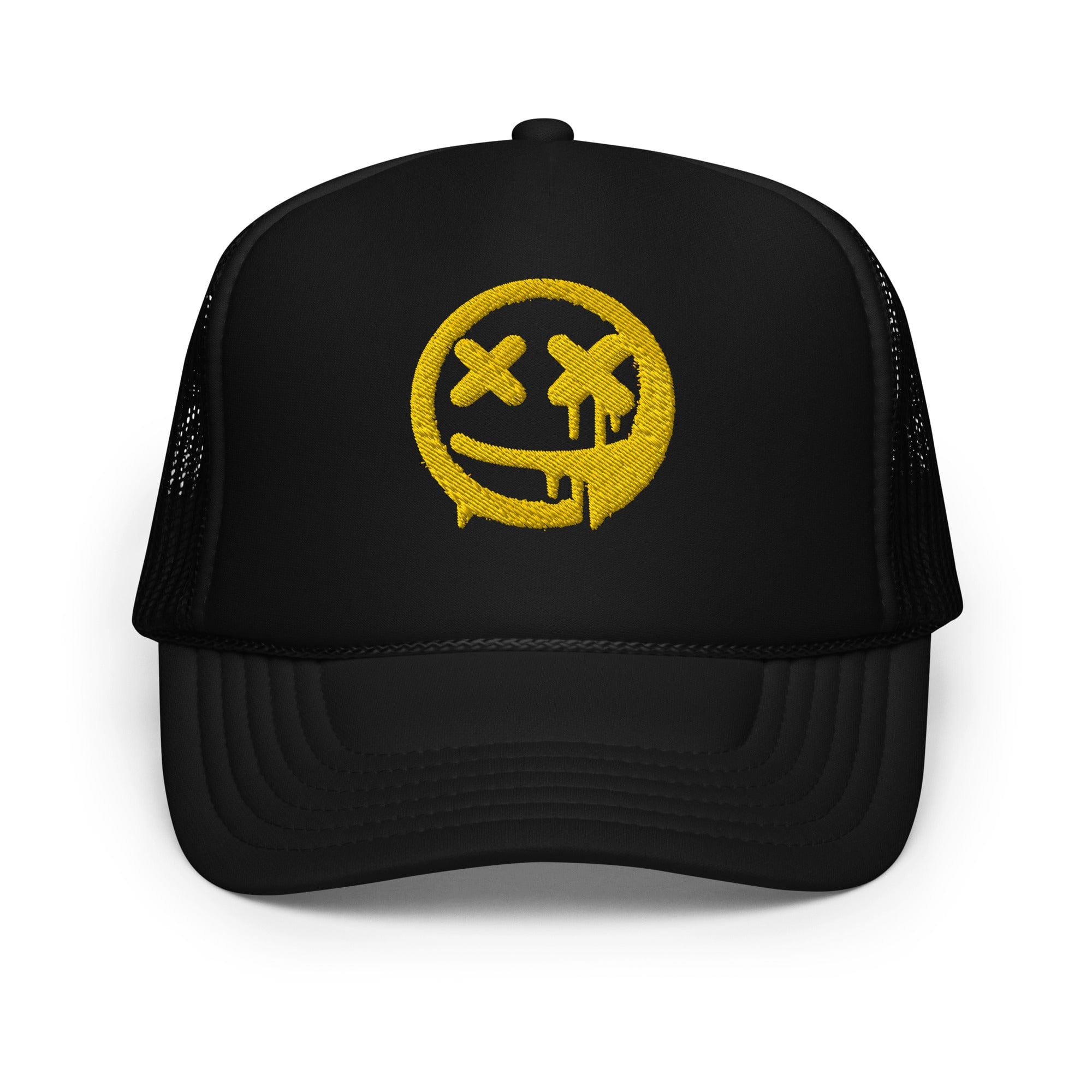 Smiley Face Meltdown Foam Trucker Hat