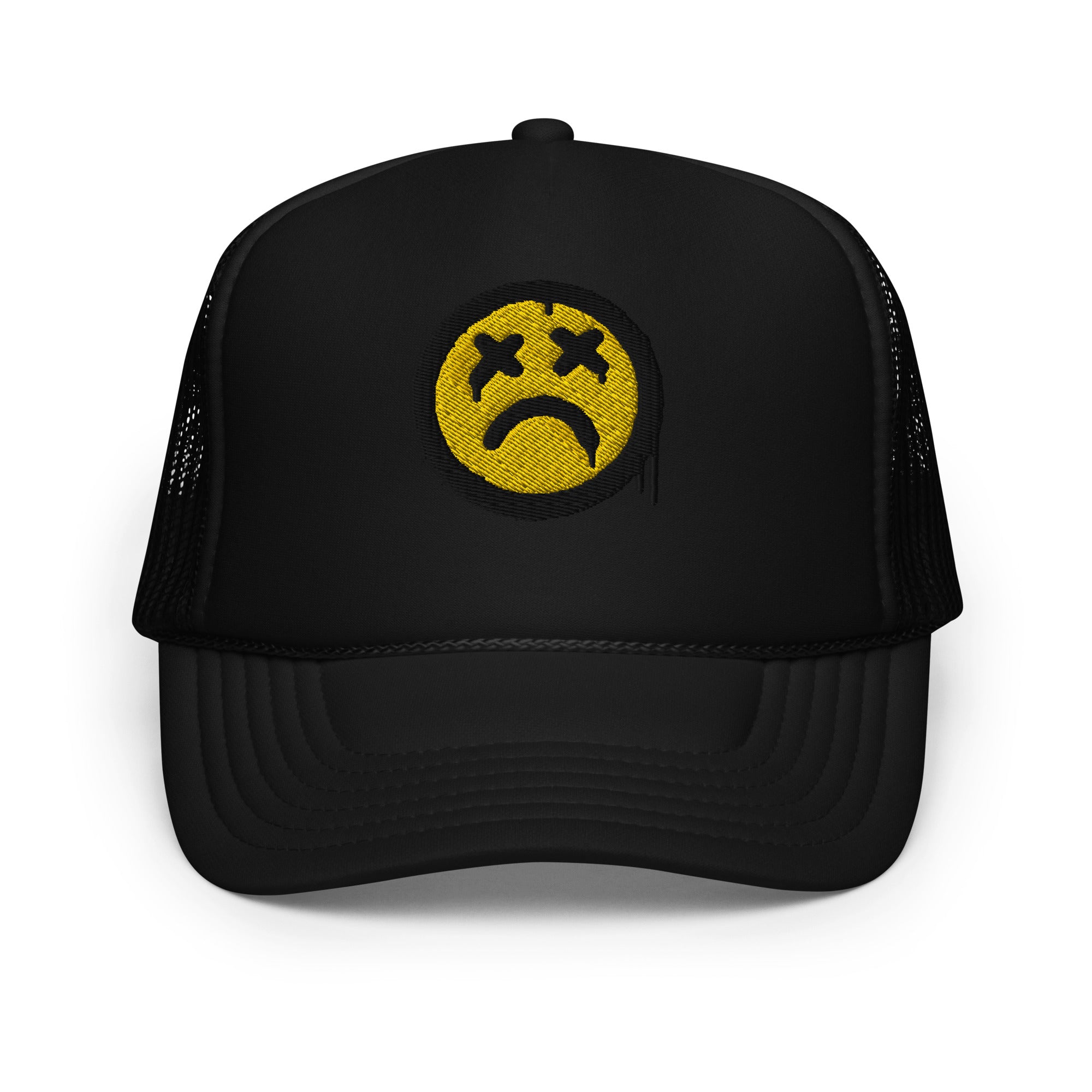 Sad Face Foam Trucker Hat