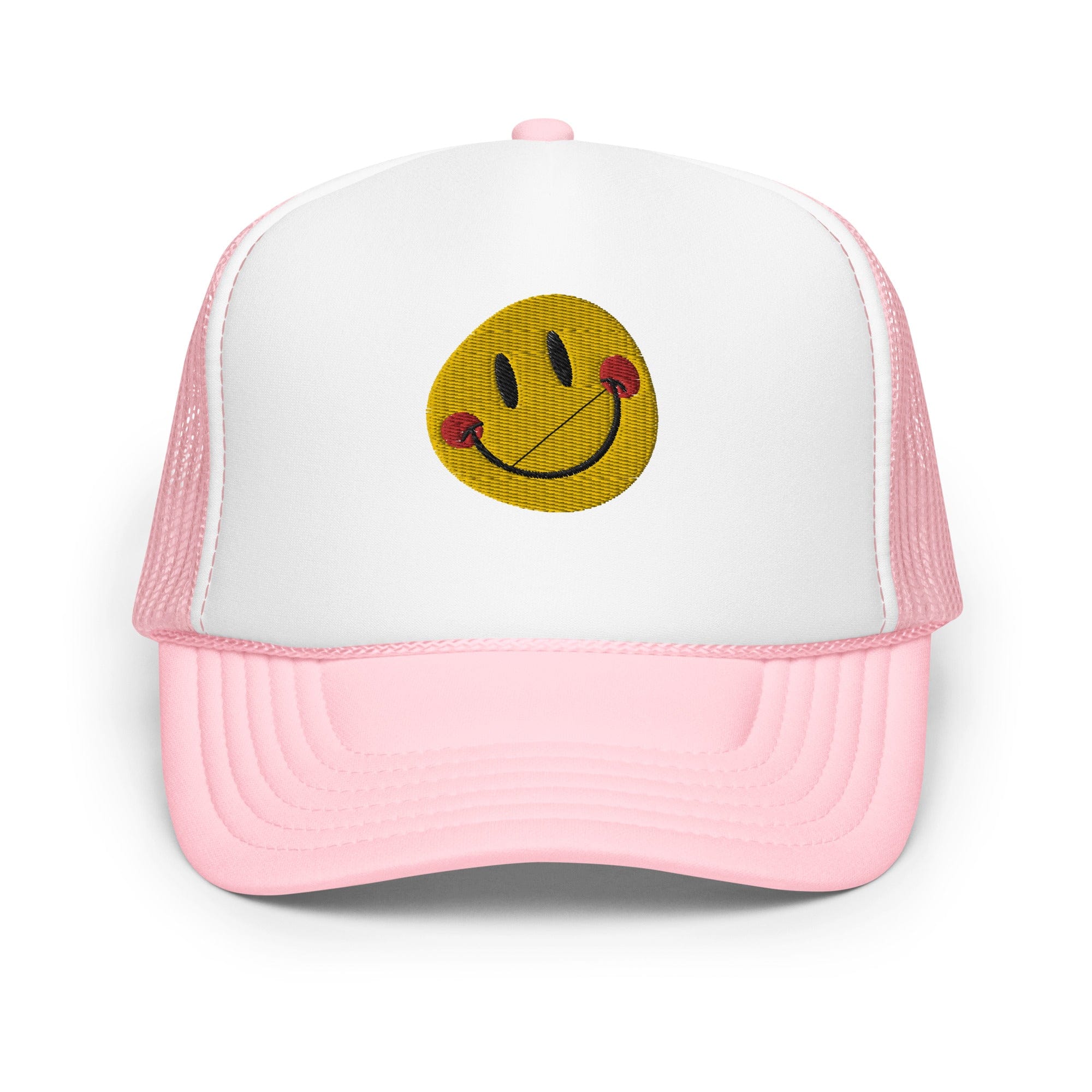 Smiley Face Pinky Cheeks Foam Trucker Hat