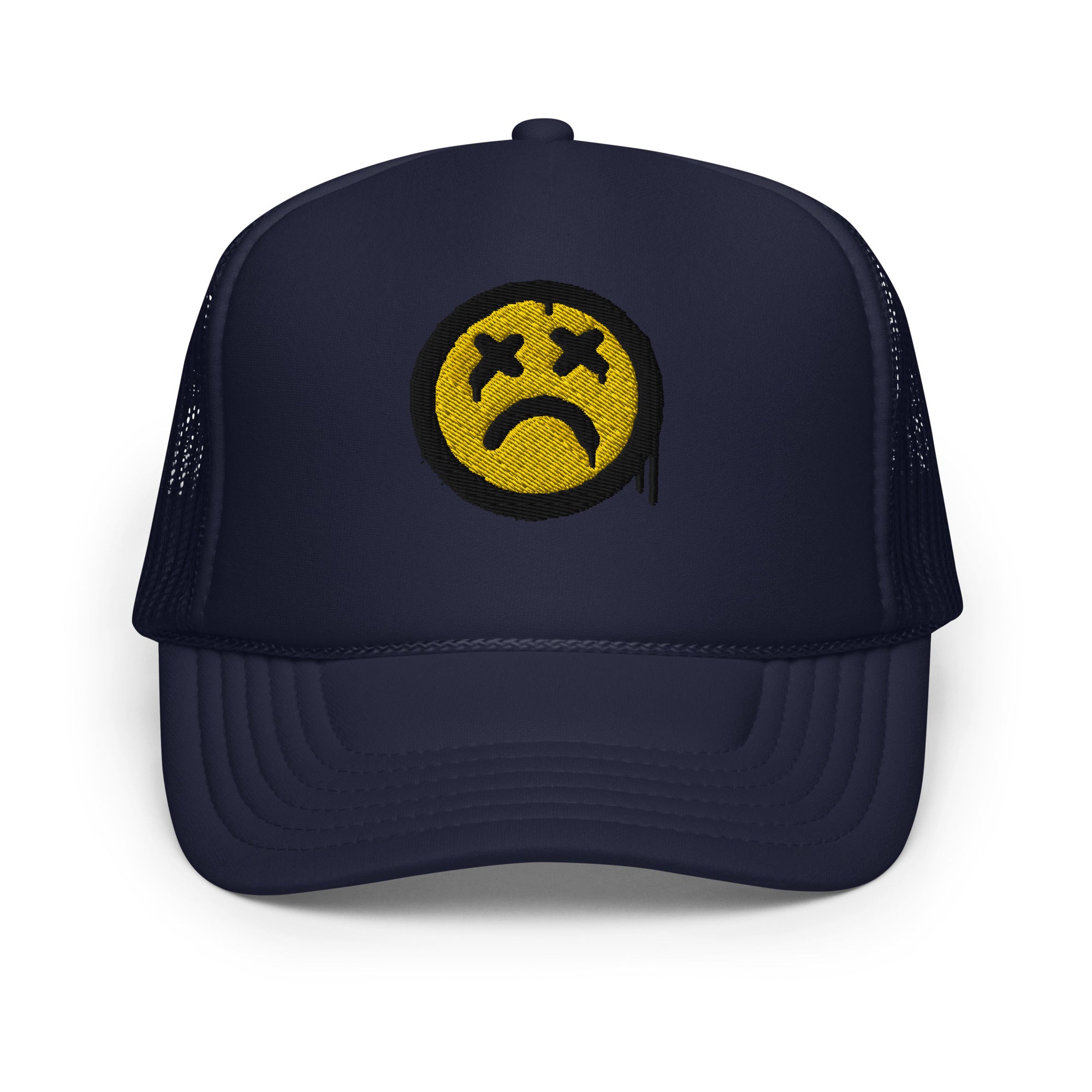 Sad Face Foam Trucker Hat