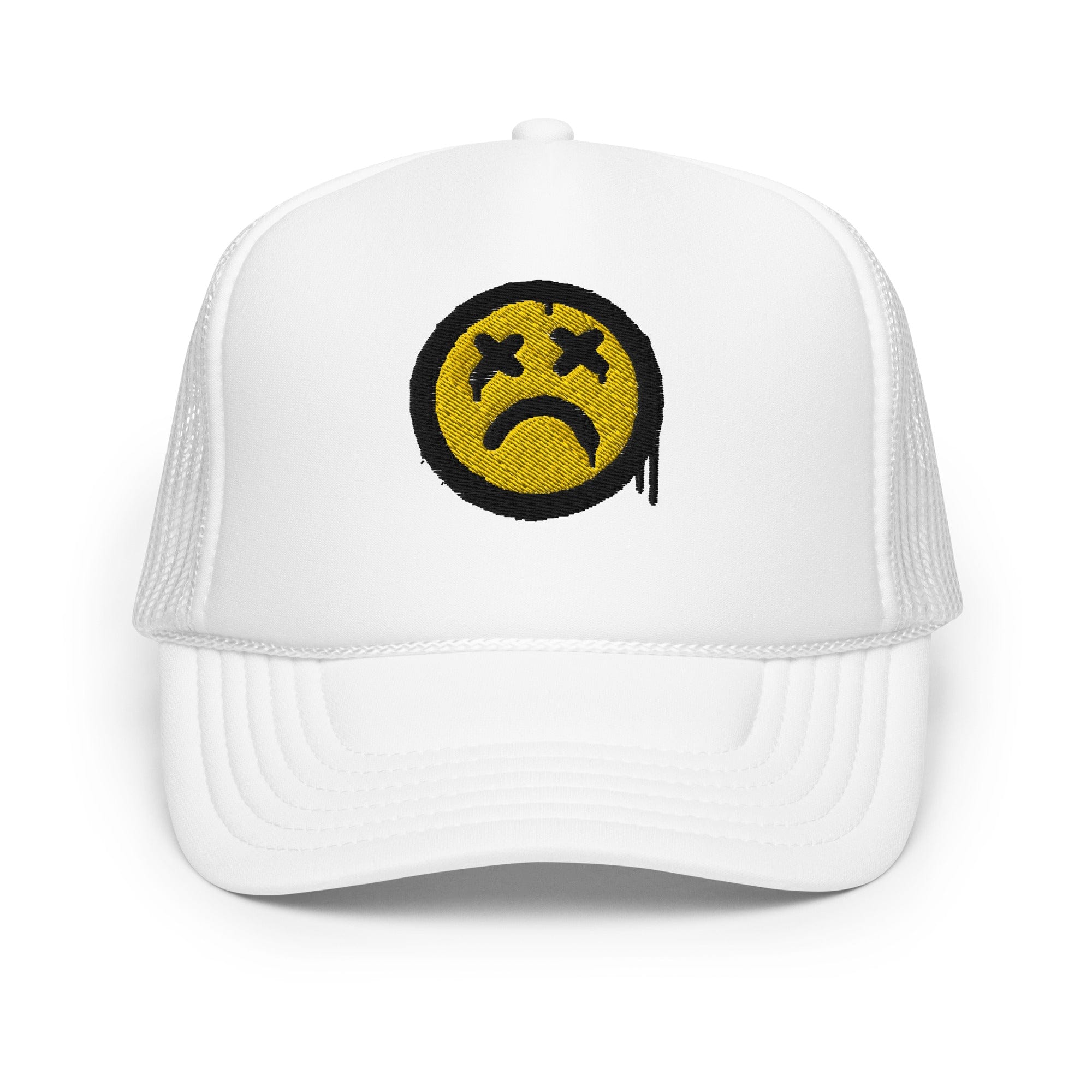 Sad Face Foam Trucker Hat