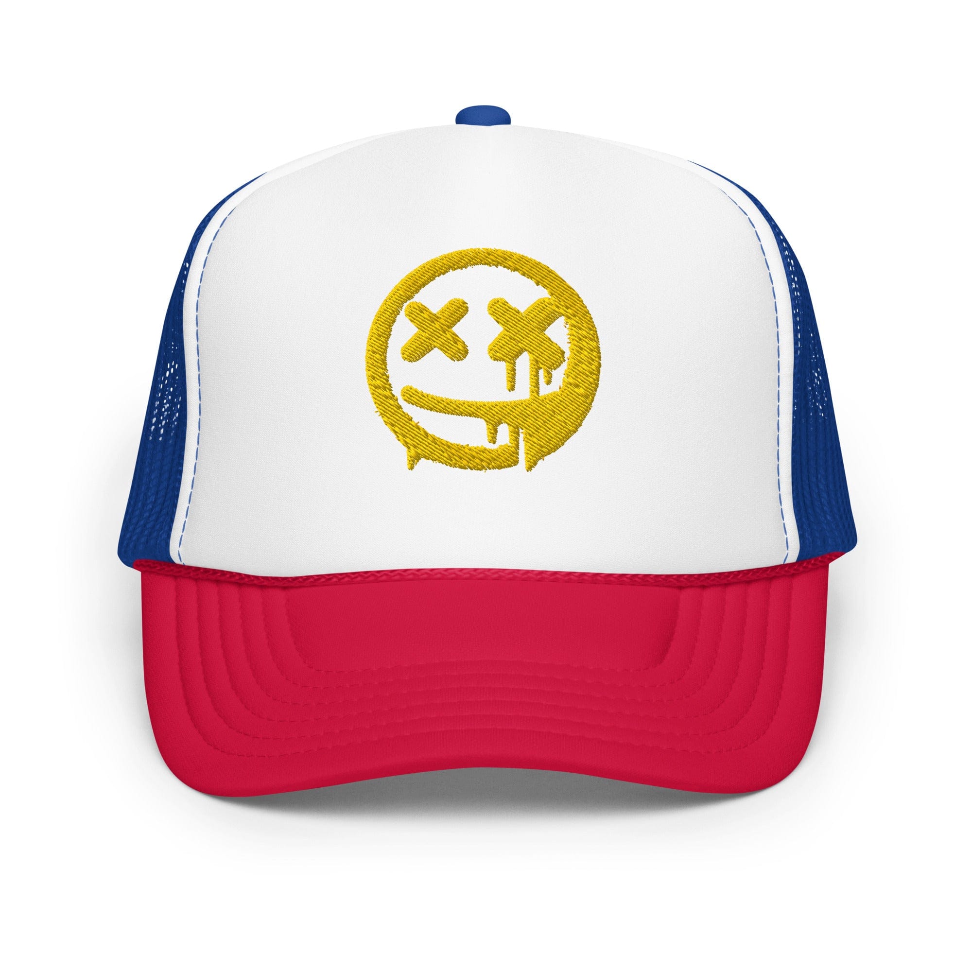 Smiley Face Meltdown Foam Trucker Hat