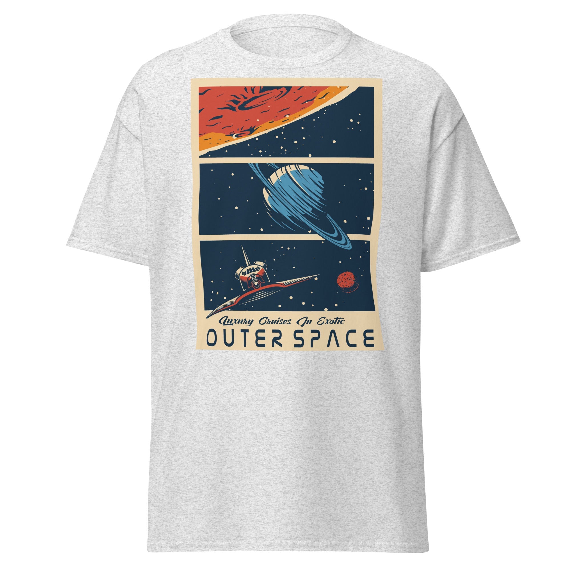 Galactic Adventure Mens Graphic Space Tee - Kicks Shoelaces