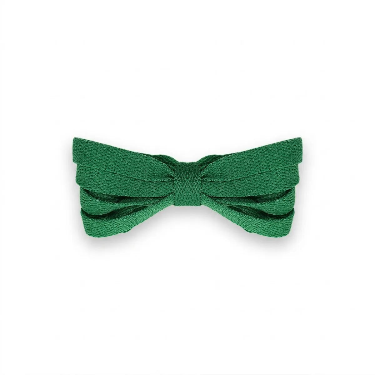 Green 12mm fat laces for sneakers by Kicks Shoelaces