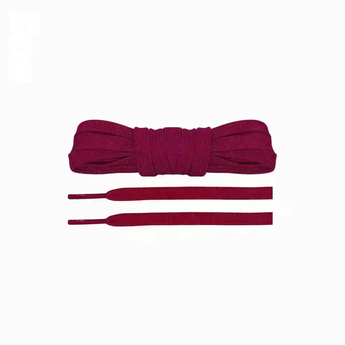 Maroon replacement laces for Hoka Bondi SR shoes by Kicks Shoelaces