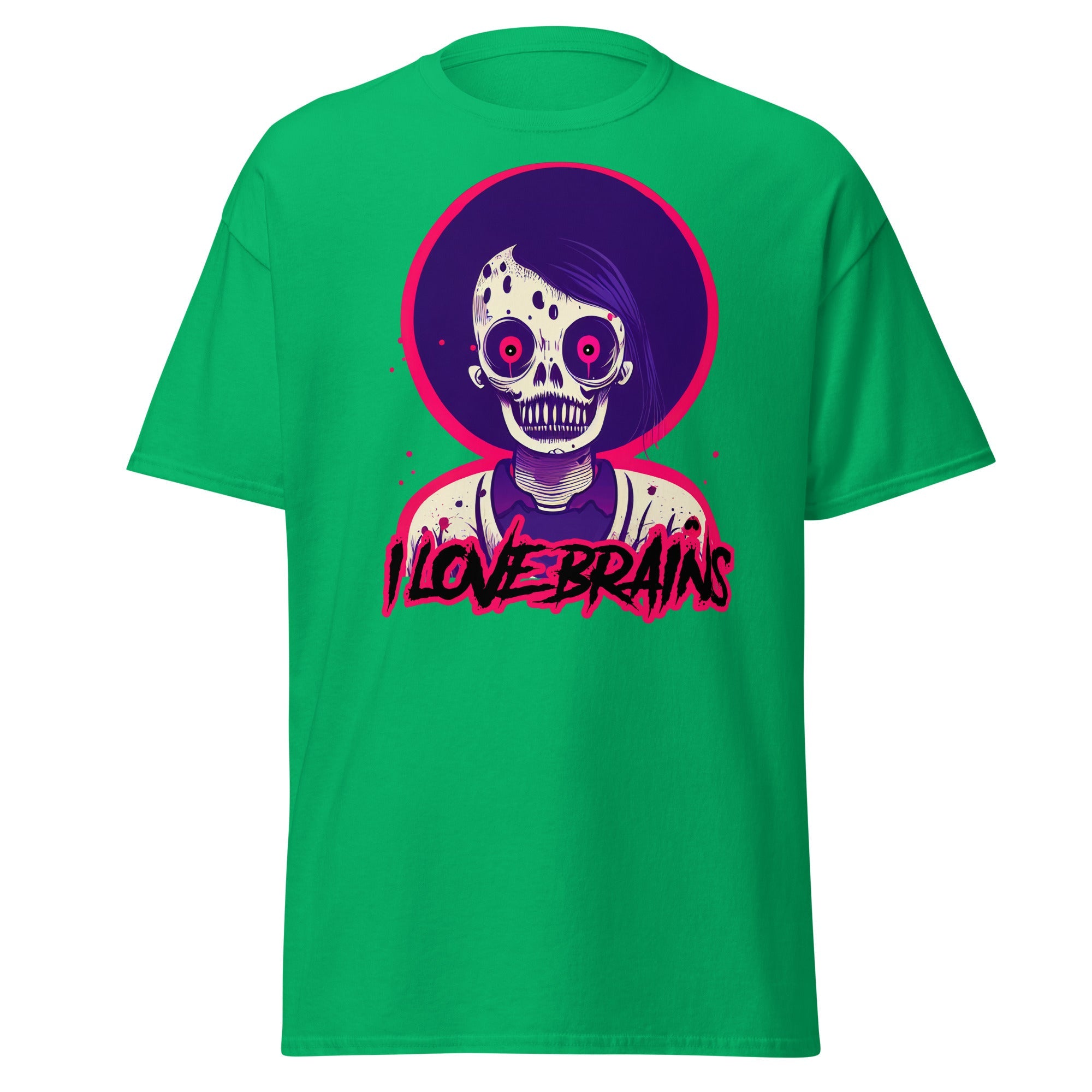 I Love Brains Mens Graphic Zombie Tee - Kicks Shoelaces