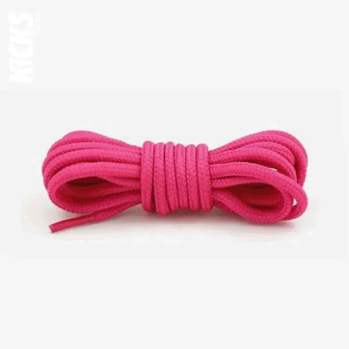 Rose pink replacement laces for Jordan 12 basketball shoes, round shoelaces by Kicks Shoelaces