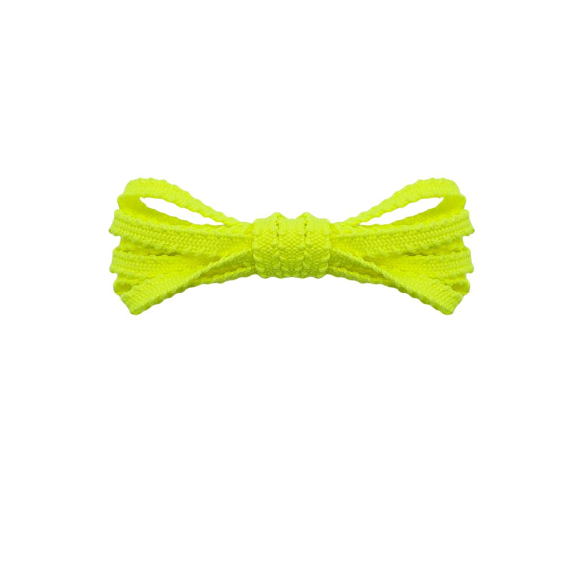 Neon yellow sawtooth laces for Brooks Hyperion 2 shoes by Kicks Shoelaces