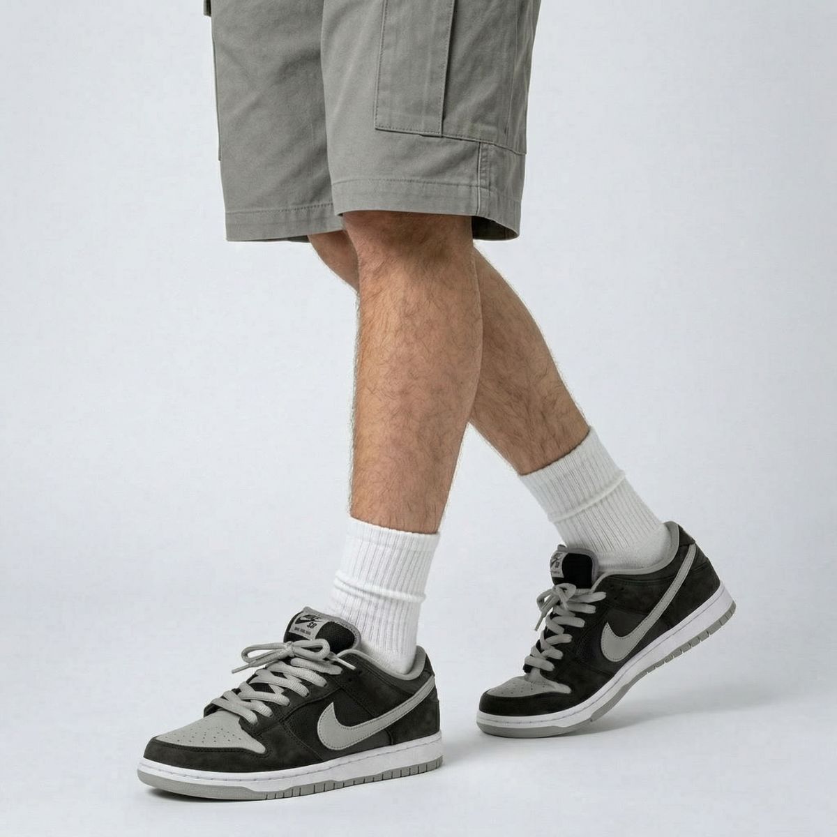 Thick oval replacement shoe laces for Nike SB Dunk Low Pro J-Pack Shadow sneakers by Kicks Shoelaces