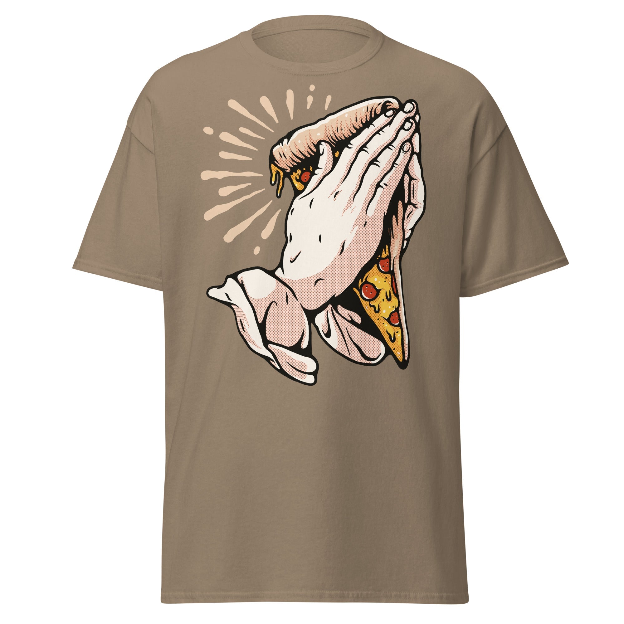 Pray For Pizza Mens Graphic Tee - Kicks Shoelaces