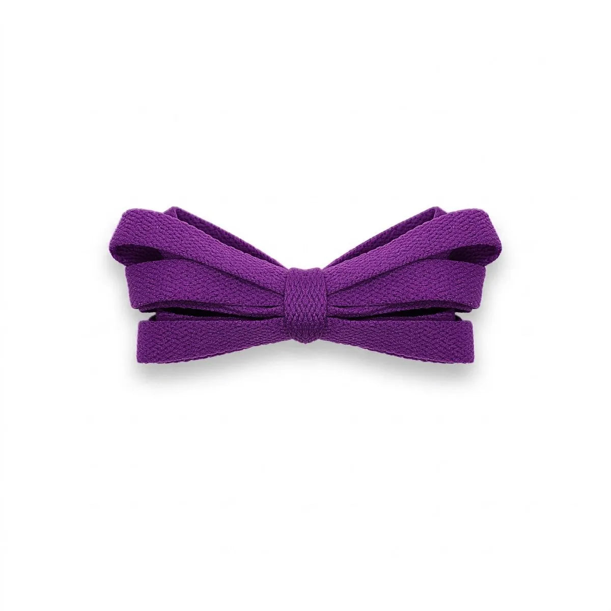 Purple 12mm fat laces for sneakers by Kicks Shoelaces