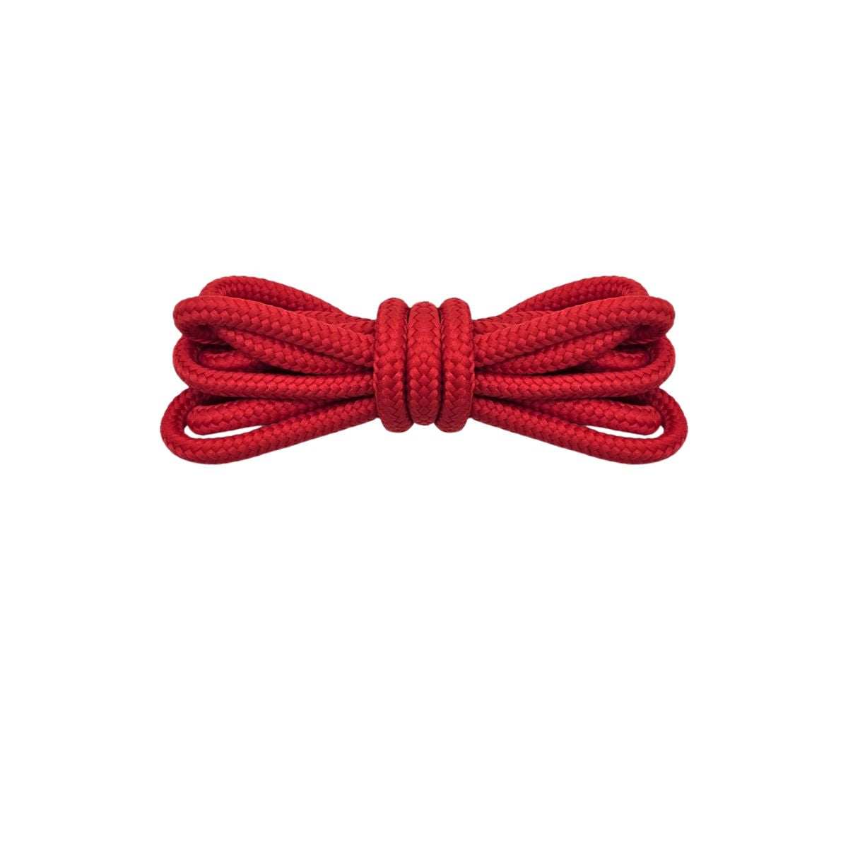 Red Round Rope Laces for Sneakers, Thick Durable Shoelaces, Jordan 11 Retro Style by Kicks Shoelaces.