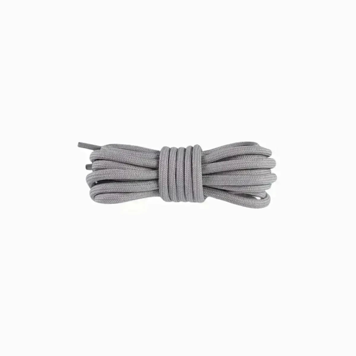 Cloud grey replacement rope laces for Yeezy 350 MX Rock sneakers by Kicks Shoelaces.