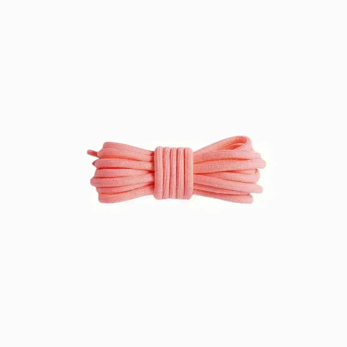 Coral replacement rope laces for Yeezy 350 MX Rock sneakers by Kicks Shoelaces.