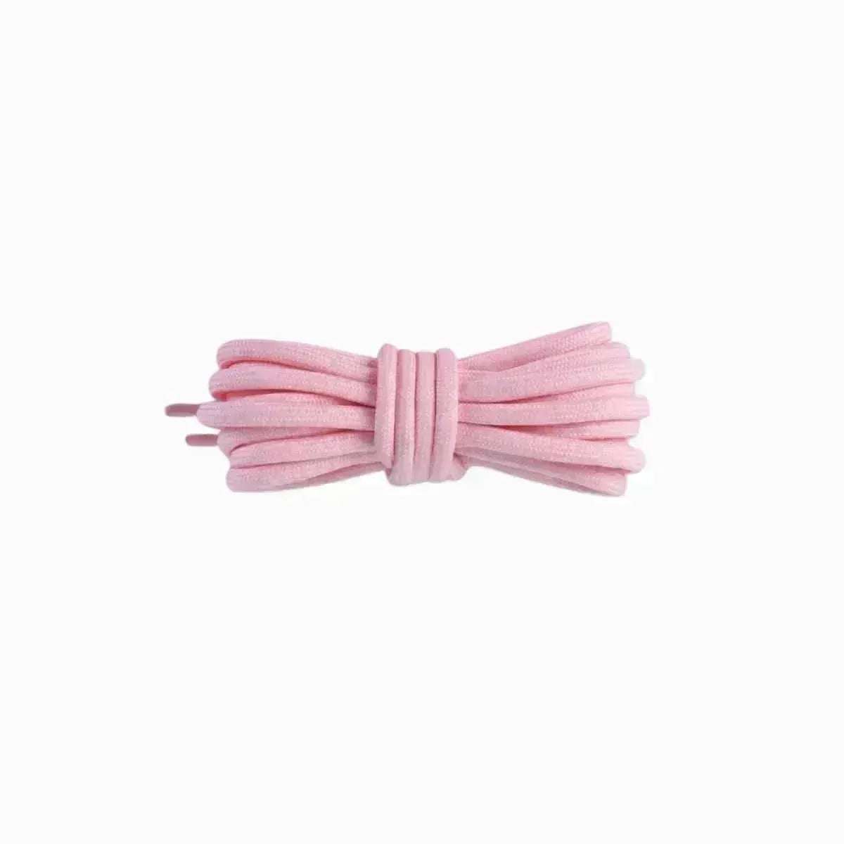 Light pink replacement rope laces for Yeezy 350 MX Rock sneakers by Kicks Shoelaces.