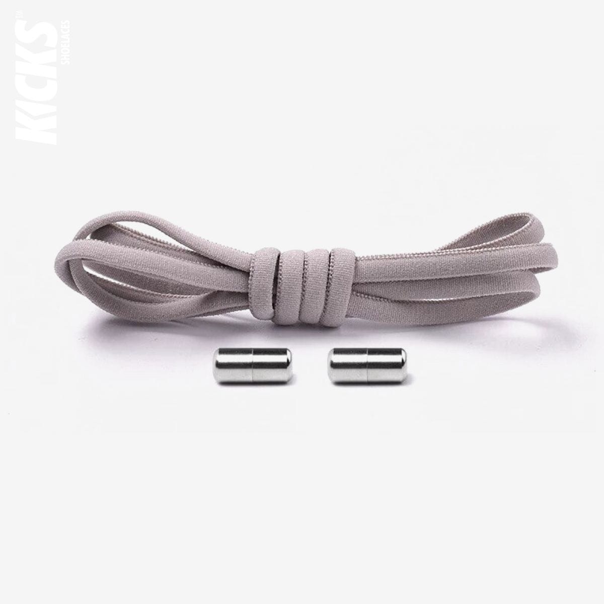 grey-kids-elastic-no-tie-shoe-laces-for-sneakers-by-kicks-shoelaces