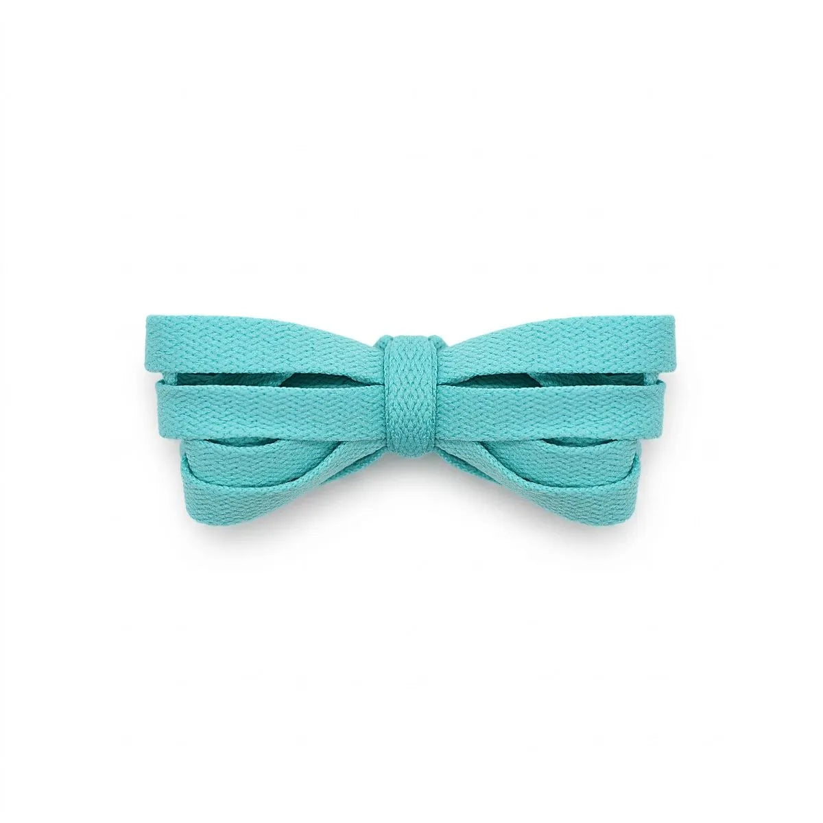 Tiffany blue 12mm fat laces for sneakers by Kicks Shoelaces