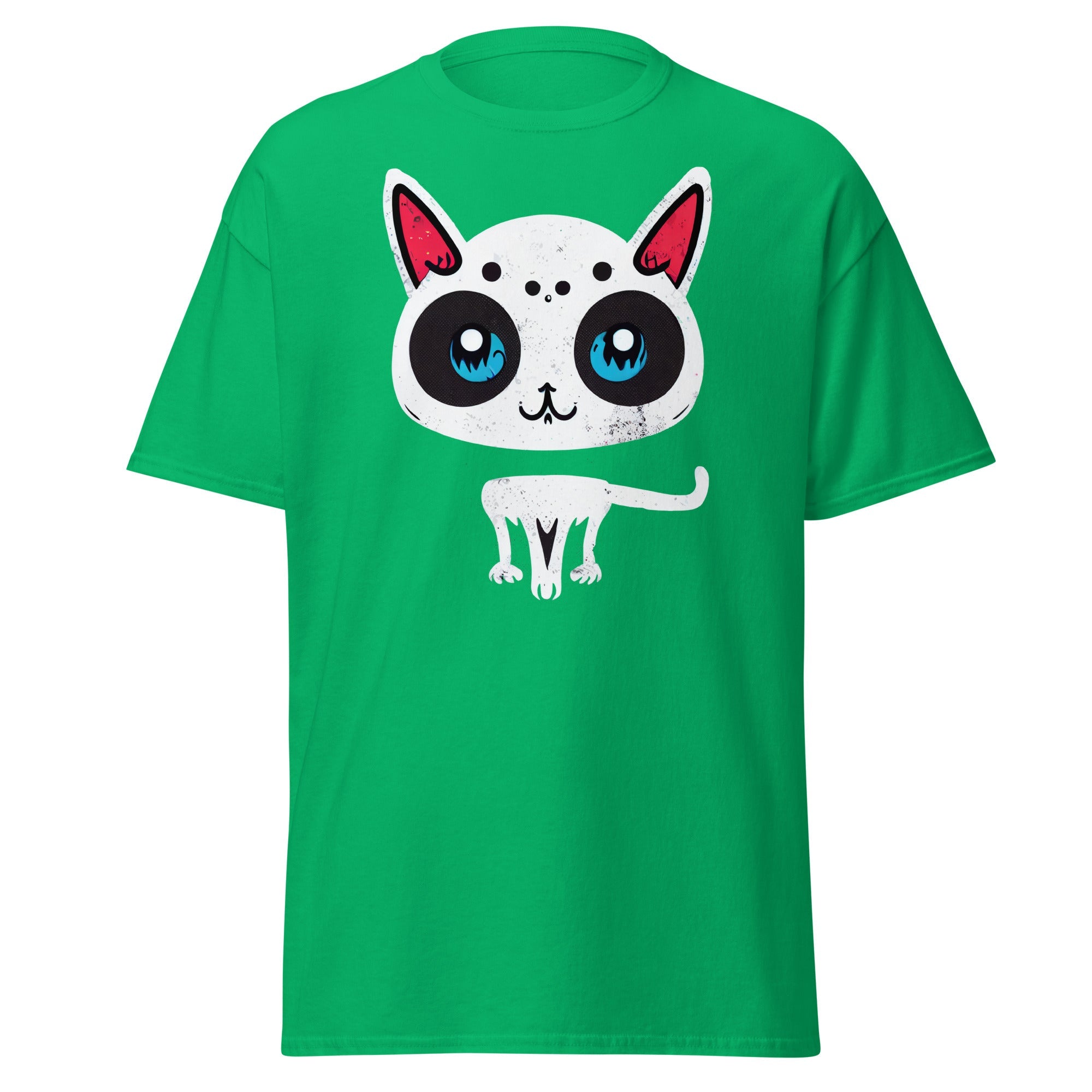 White Cat Mens Graphic Monster Tee - Kicks Shoelaces