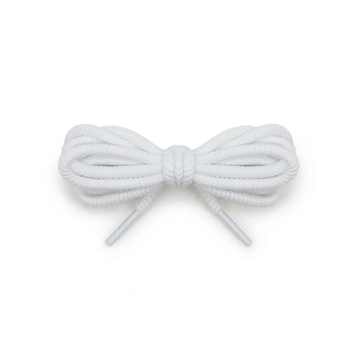 White spiral rope replacement laces for Bad Bunny x adidas Campus sneakers by Kicks Shoelaces