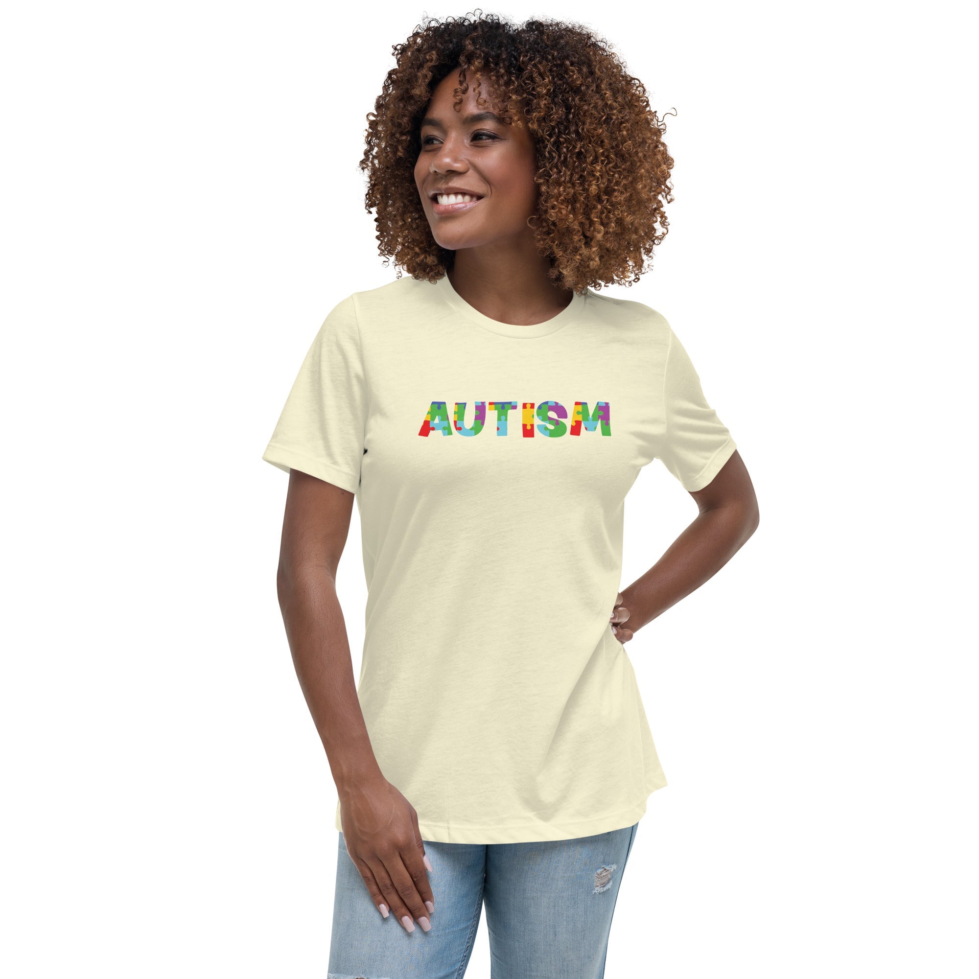 Women's Austism Custom T-Shirt - Kicks Shoelaces